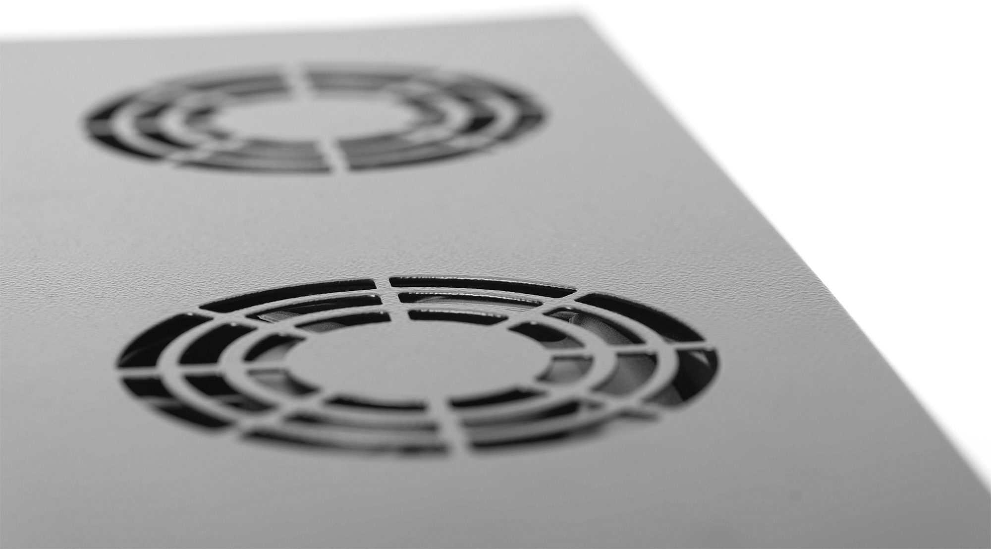 Блок вентиляторів DIGITUS 19" 1U, 2 fans, thermostat, RAL 9005 (DN-19FAN-2-HO-SW)фото2