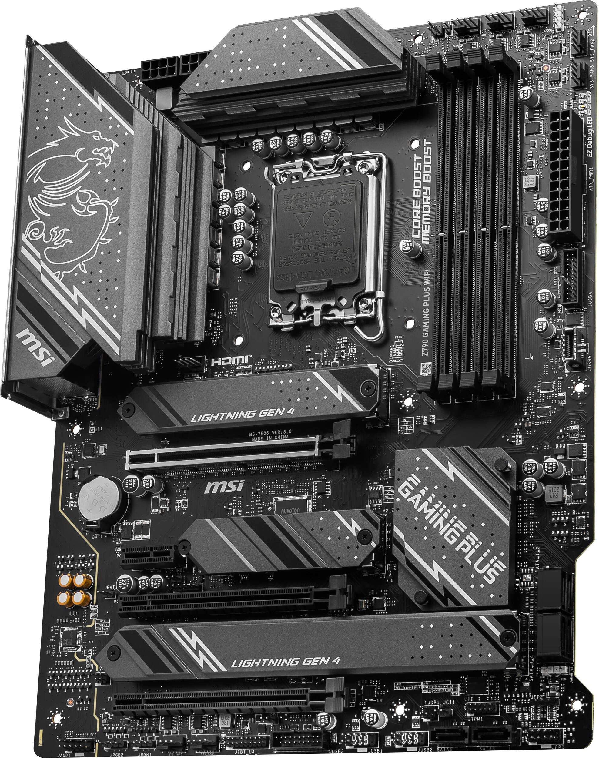 Материнcька плата MSI Z790 GAMING PLUS WIFI (911-7E06-048)фото