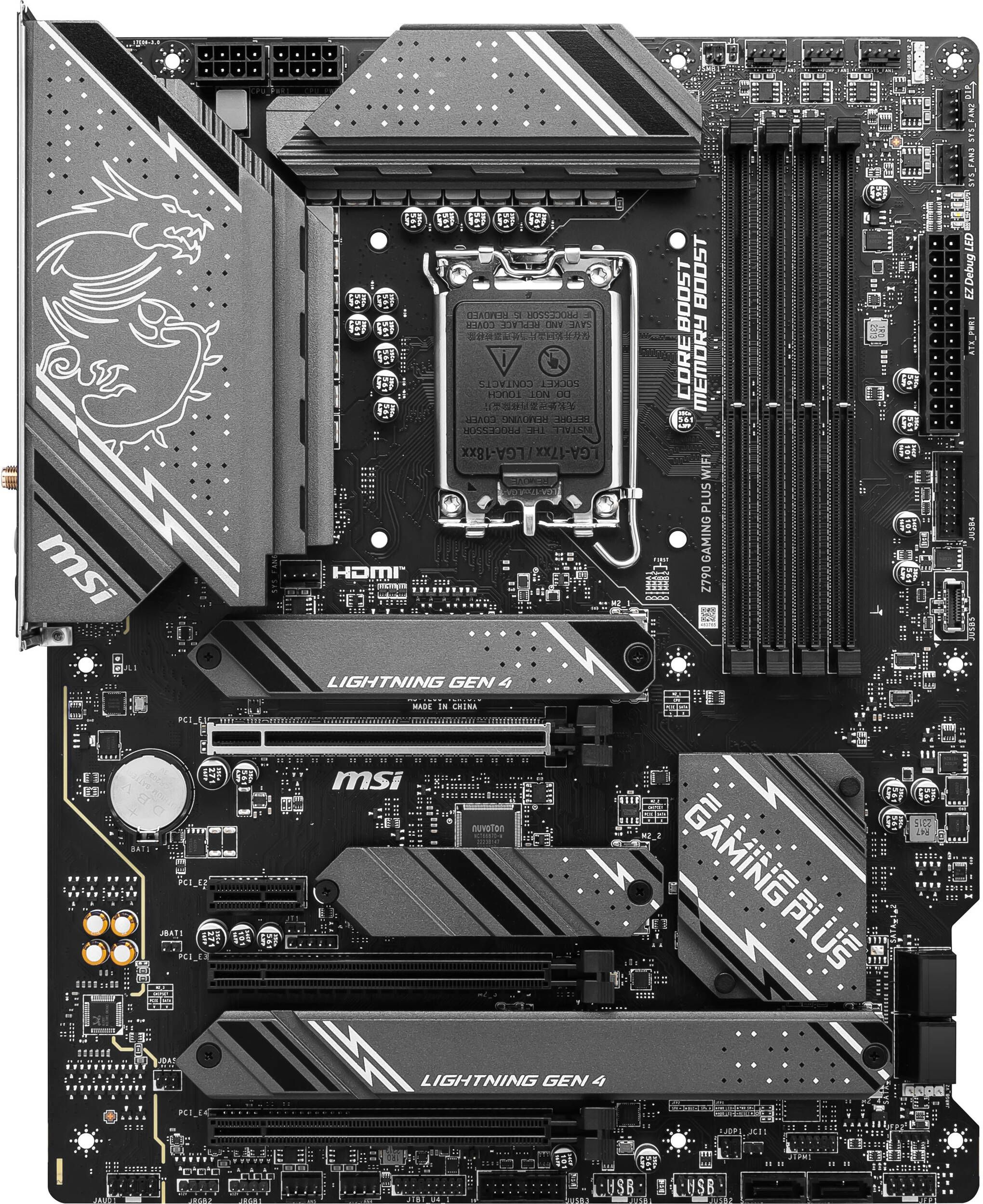 Материнcька плата MSI Z790 GAMING PLUS WIFI (911-7E06-048)фото