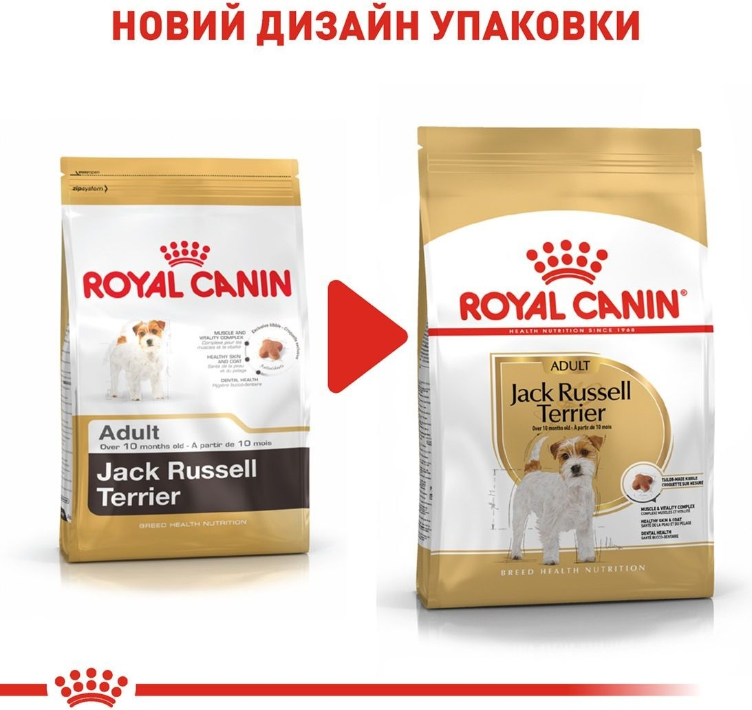 Сухой корм для собак породы Джек-Рассел-терьер Royal Canin Jack Russel Adult 1.5кг фото 8