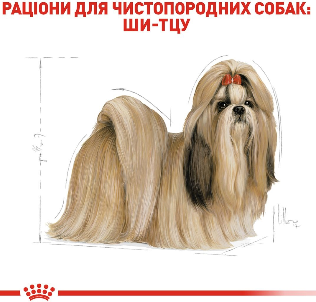 Сухий корм для собак породи Ши-тцу Royal Canin Shih Tzu Adult 7.5кгфото3