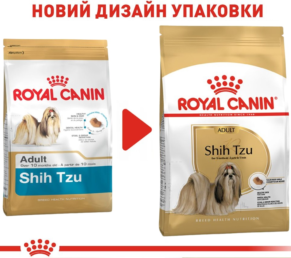 Сухий корм для собак породи Ши-тцу Royal Canin Shih Tzu Adult 7.5кгфото6