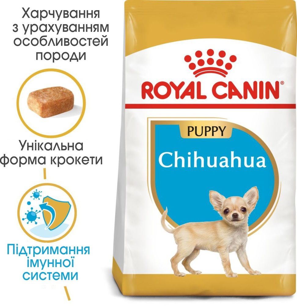 Сухий корм для цуценят породи Чихуахуа Royal Canin Chihuahua Puppy 0.5кгфото2