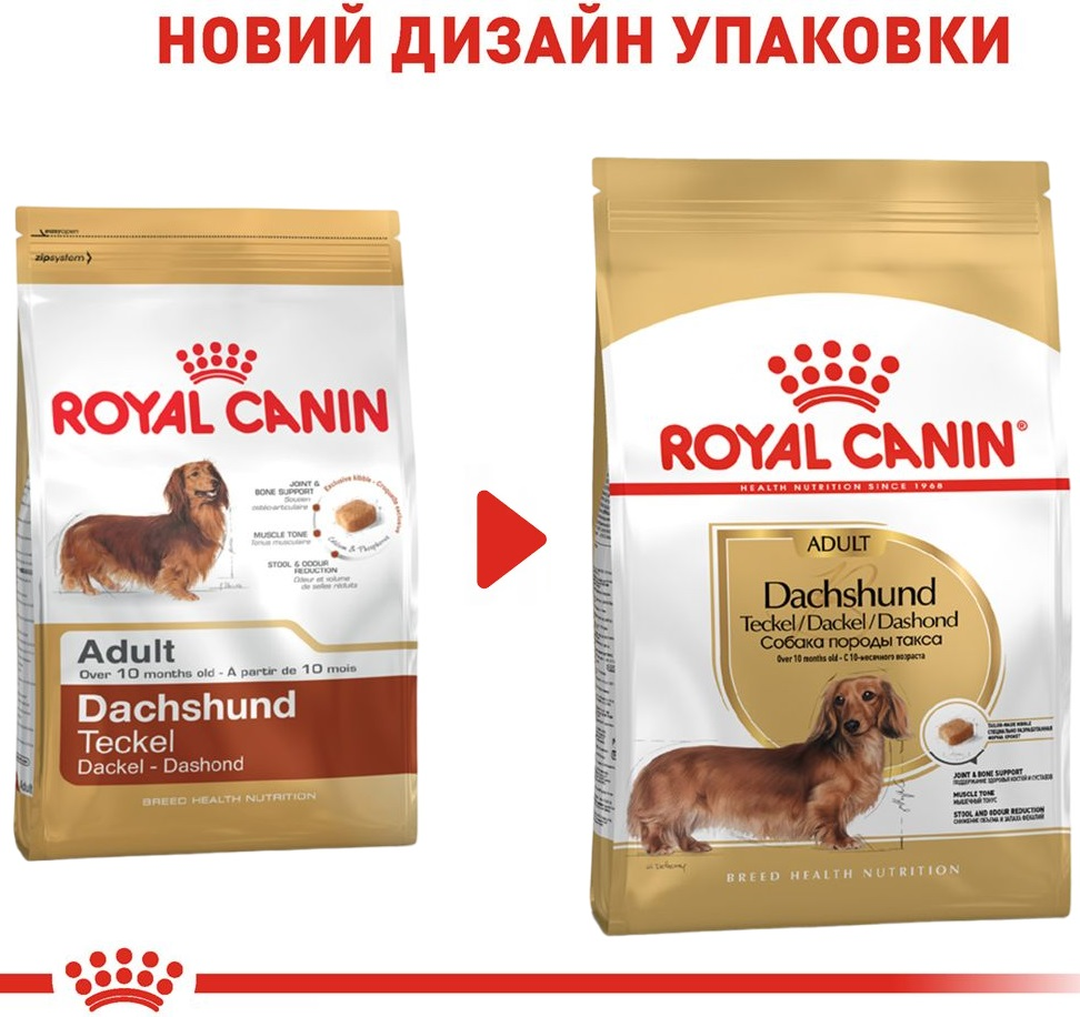 Сухой корм для собак породы Такса Royal Canin Dachshund Adult 1.5кг фото 6