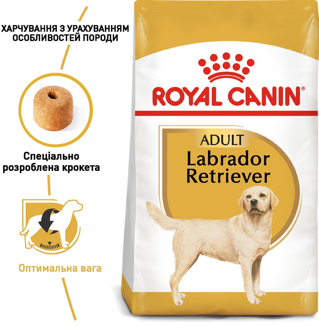 Сухий корм для собак породи Лабрадор-ретрівер Royal Canin Labrador-Retriever Adult 12кгфото2