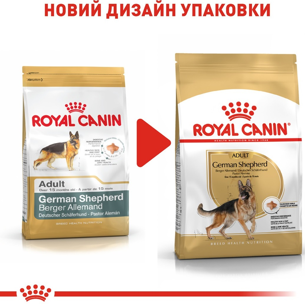 Сухий корм для собак породи Німецька вівчарка Royal Canin German Shepherd Adult 11кгфото7