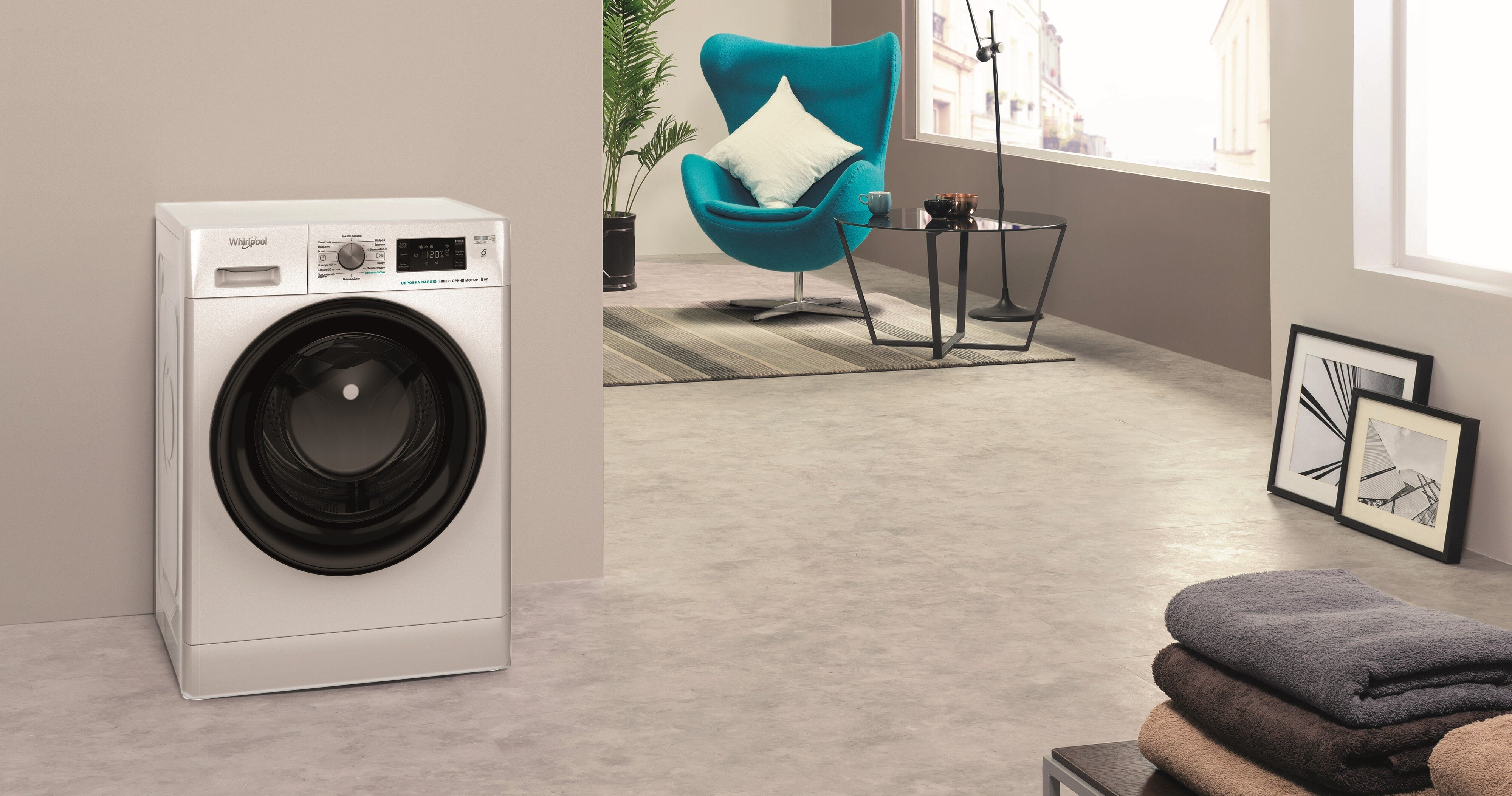 Комплект Стиральная машина Whirlpool FFB9448BVUA + Сушильная машина Whirlpool FFTM229X2BUA фото 14