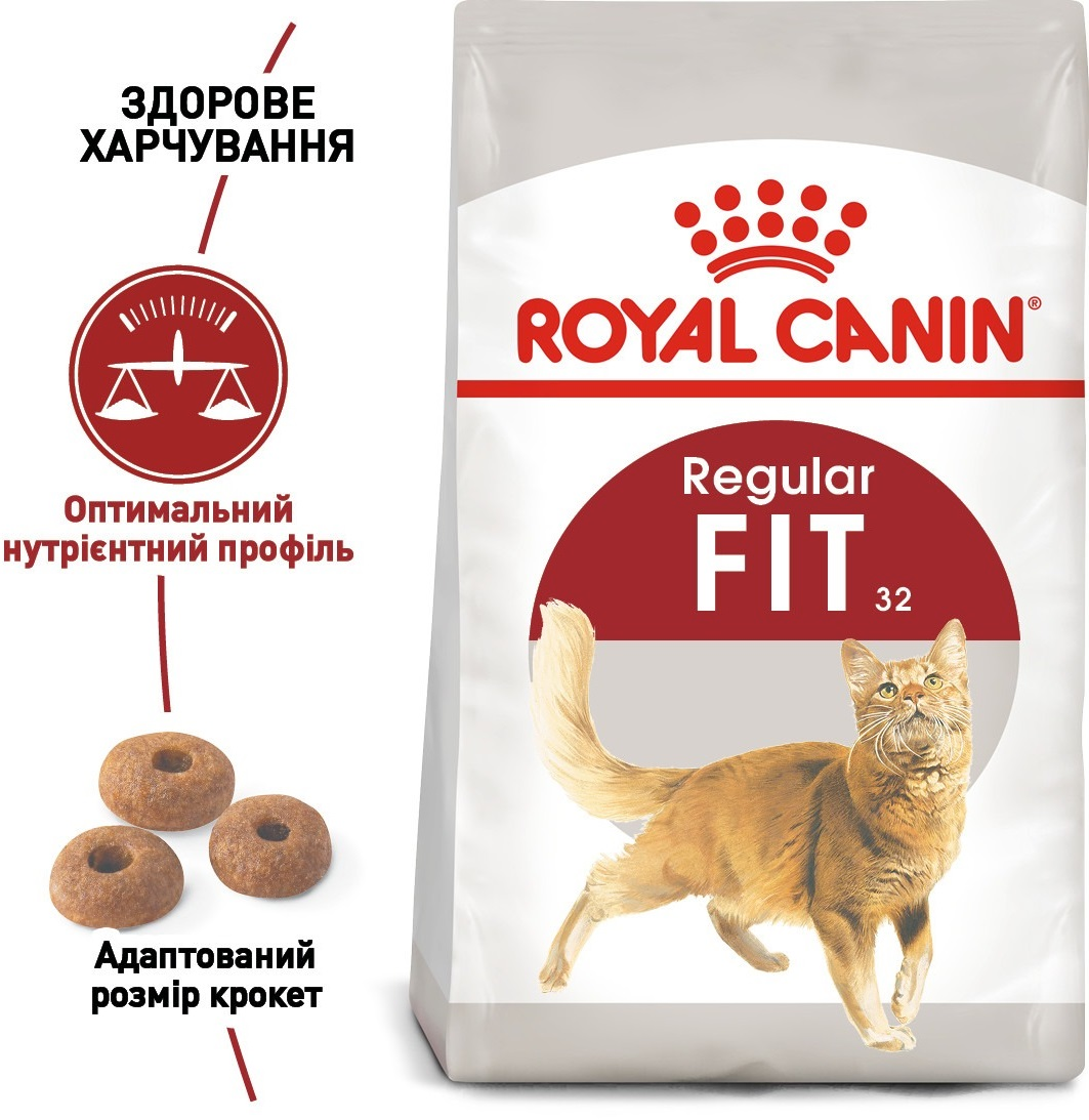 Сухой корм для домашних и уличных котов Royal Canin Fit 400г фото 2