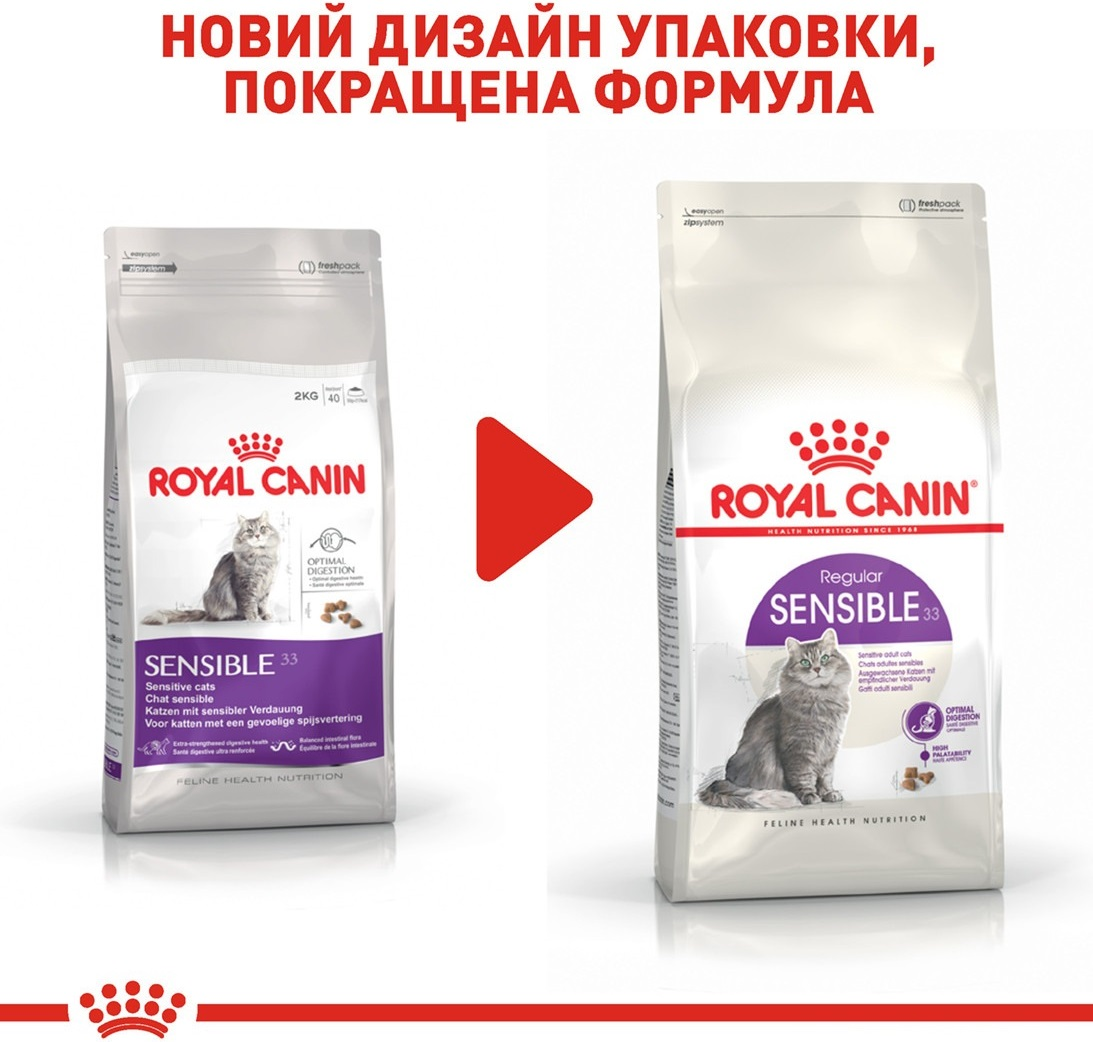 Сухий корм для котів Royal Canin Sensible з чутливою травною системою 400гфото7