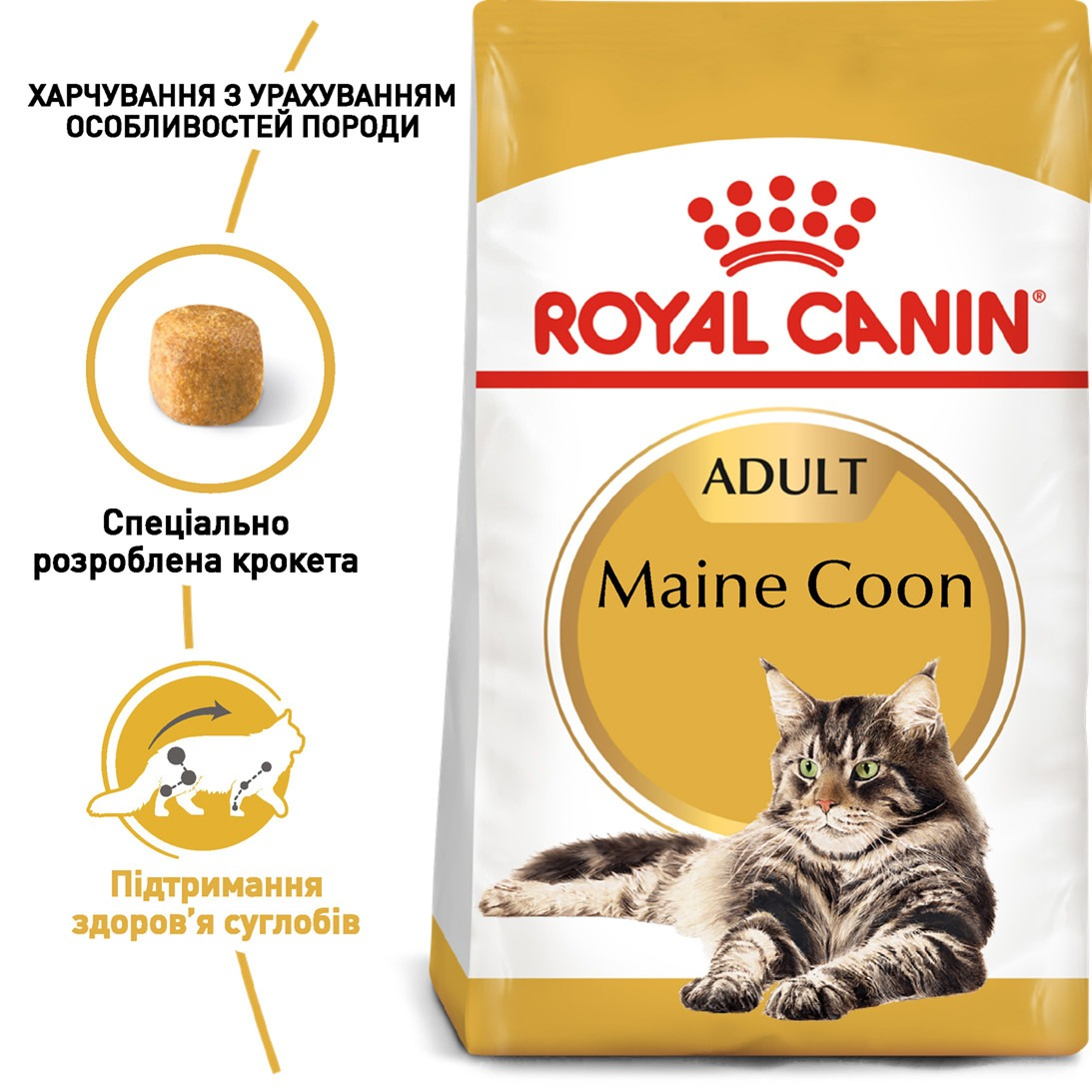 Сухий корм для котів породи Мейн-Кун Royal Canin Mainecoon Adult 2кгфото5