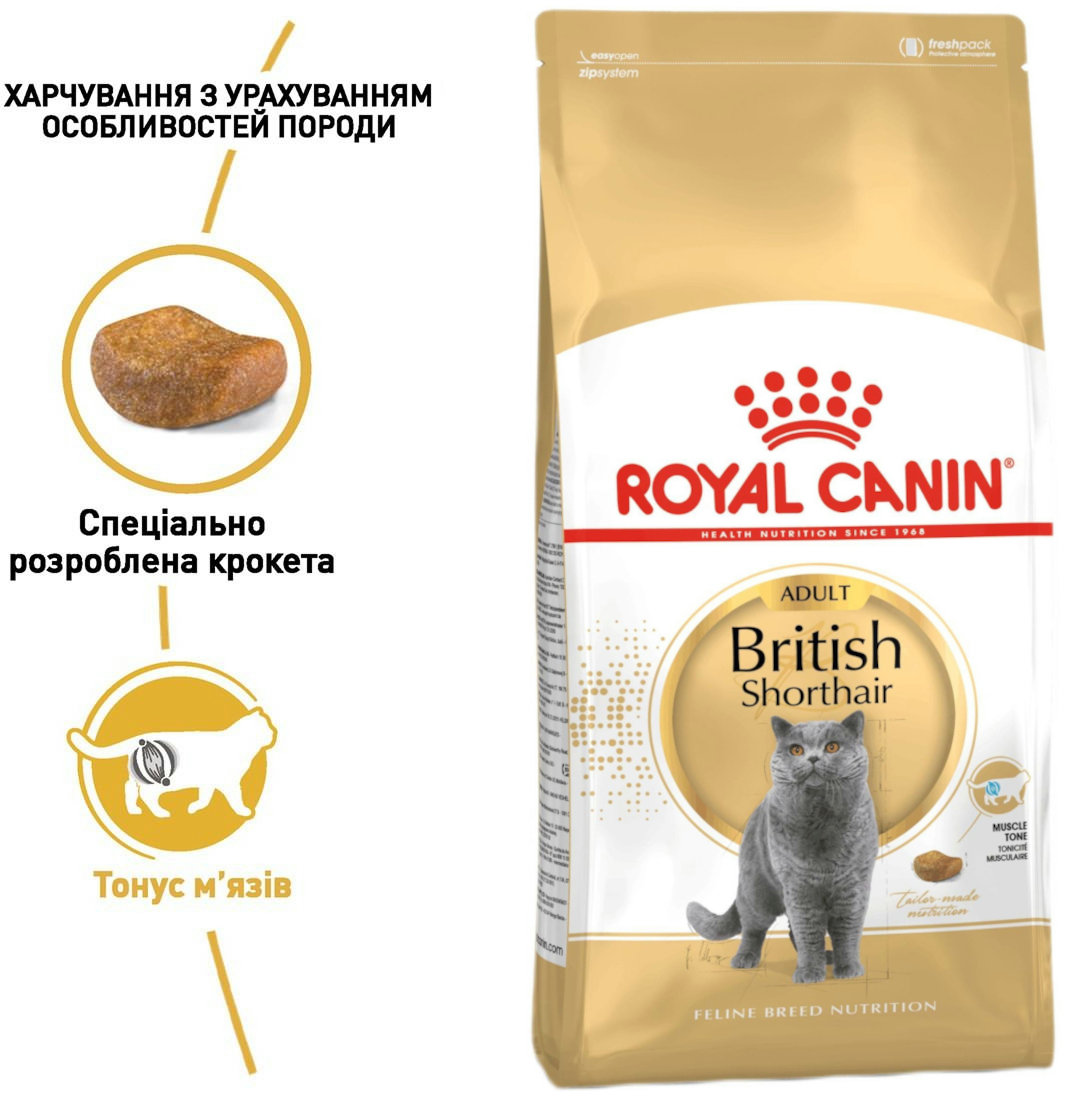 Сухий корм для котів породи Британська короткошерста Royal Canin British Shorthair Adult 400гфото2