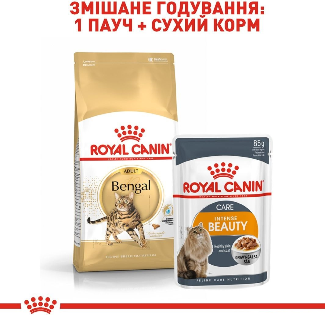 Сухий корм для котів породи Бенгал Royal Canin Bengal Adult 2кгфото8