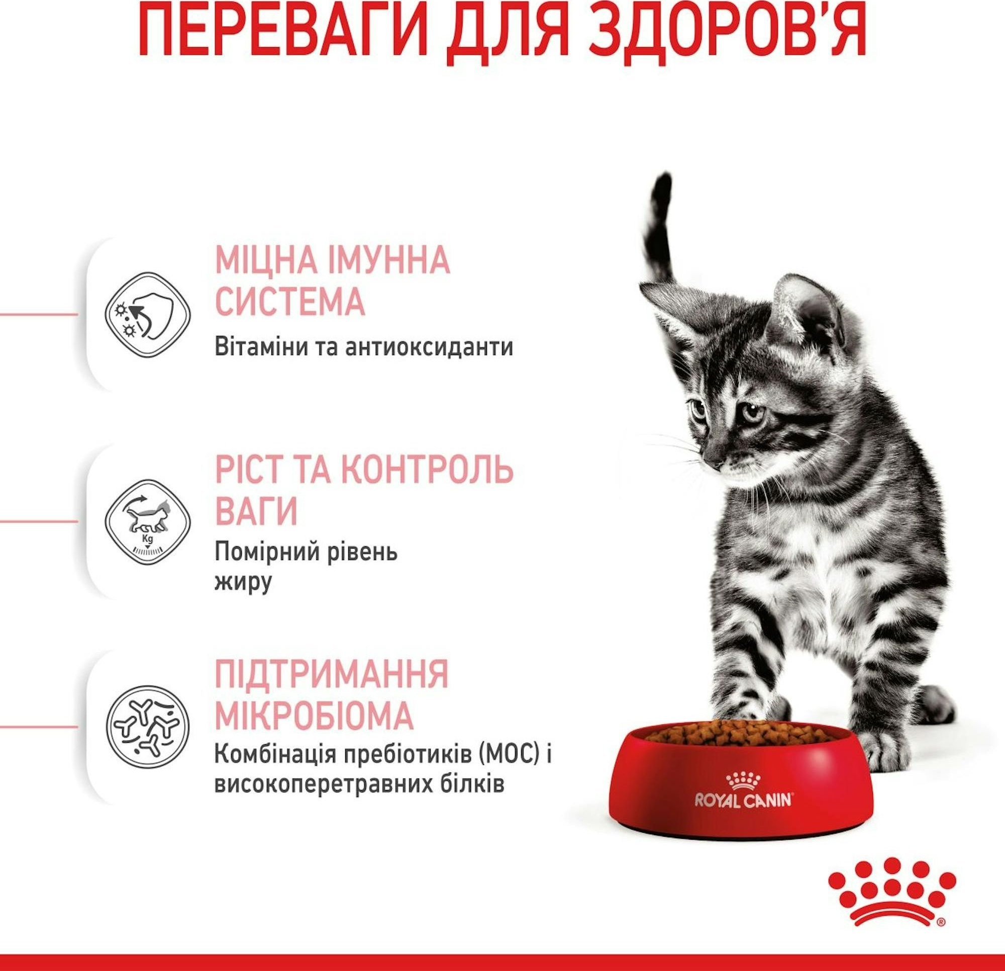 Сухий корм для стерилізованих кошенят Royal Canin Kitten Sterilised 400гфото4