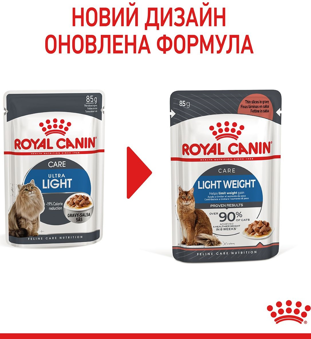 Влажный корм для котов Royal Canin Light Weight Care 85г фото 9