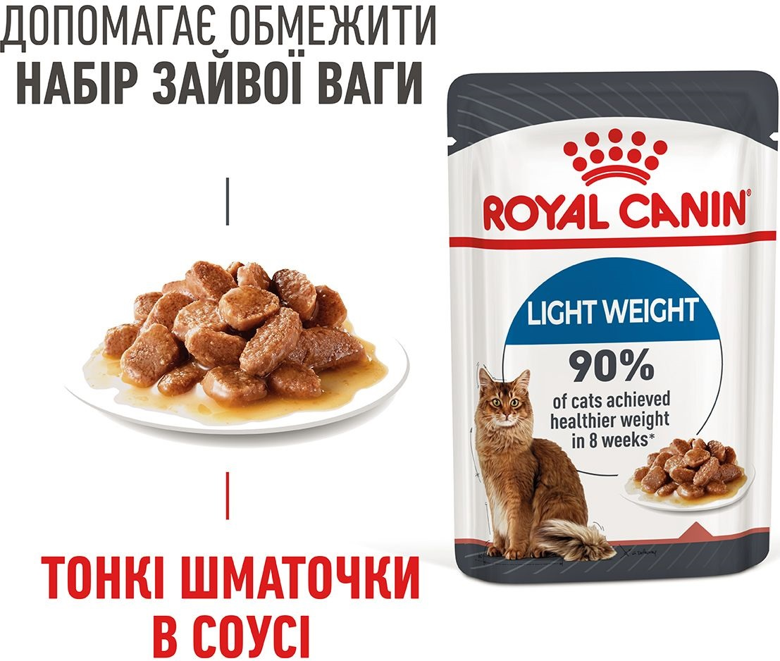 Влажный корм для котов Royal Canin Light Weight Care 85г фото 2