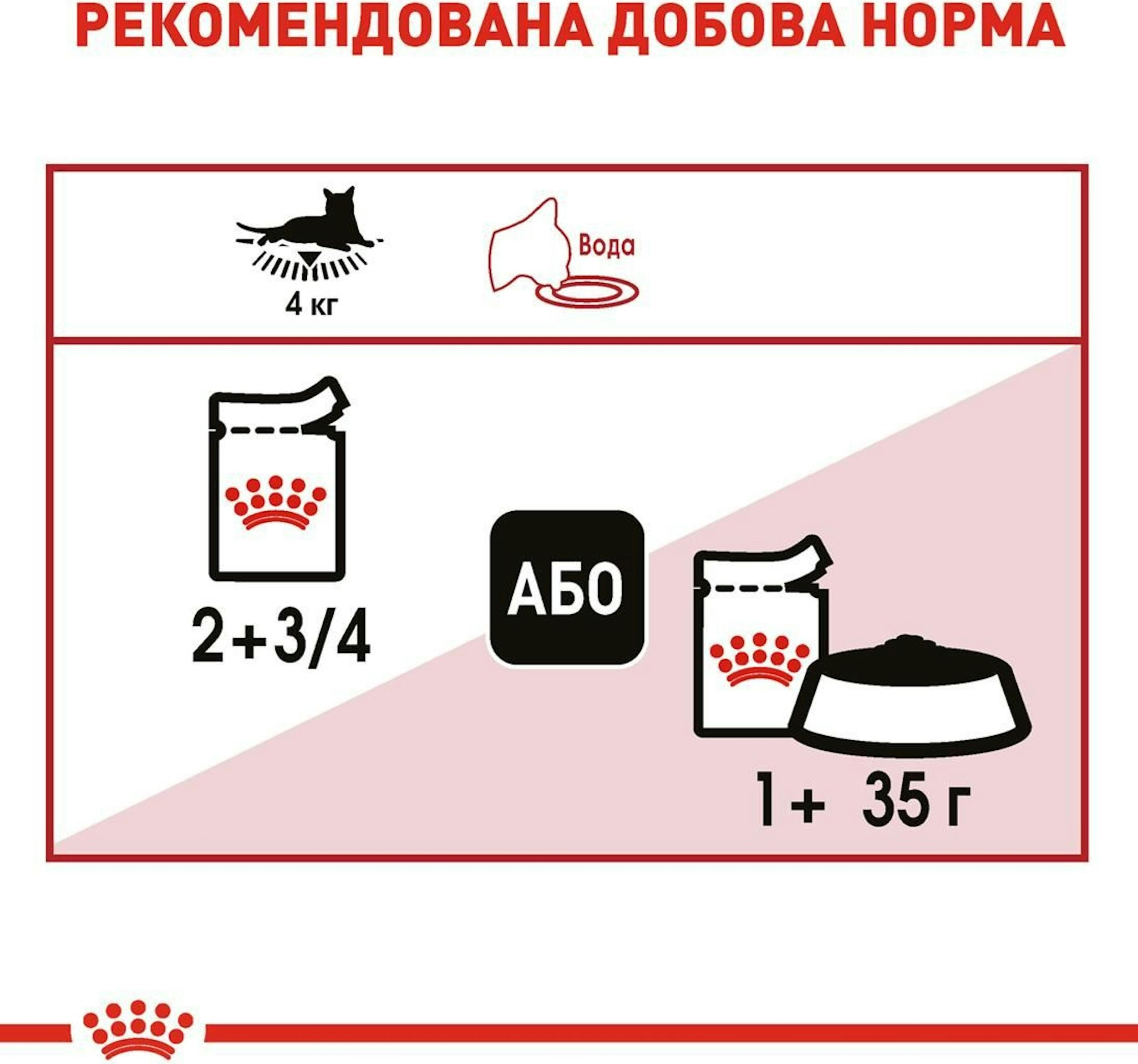 Влажный корм для котов Royal Canin Instinctive кусочки в соусе 85г фото 6