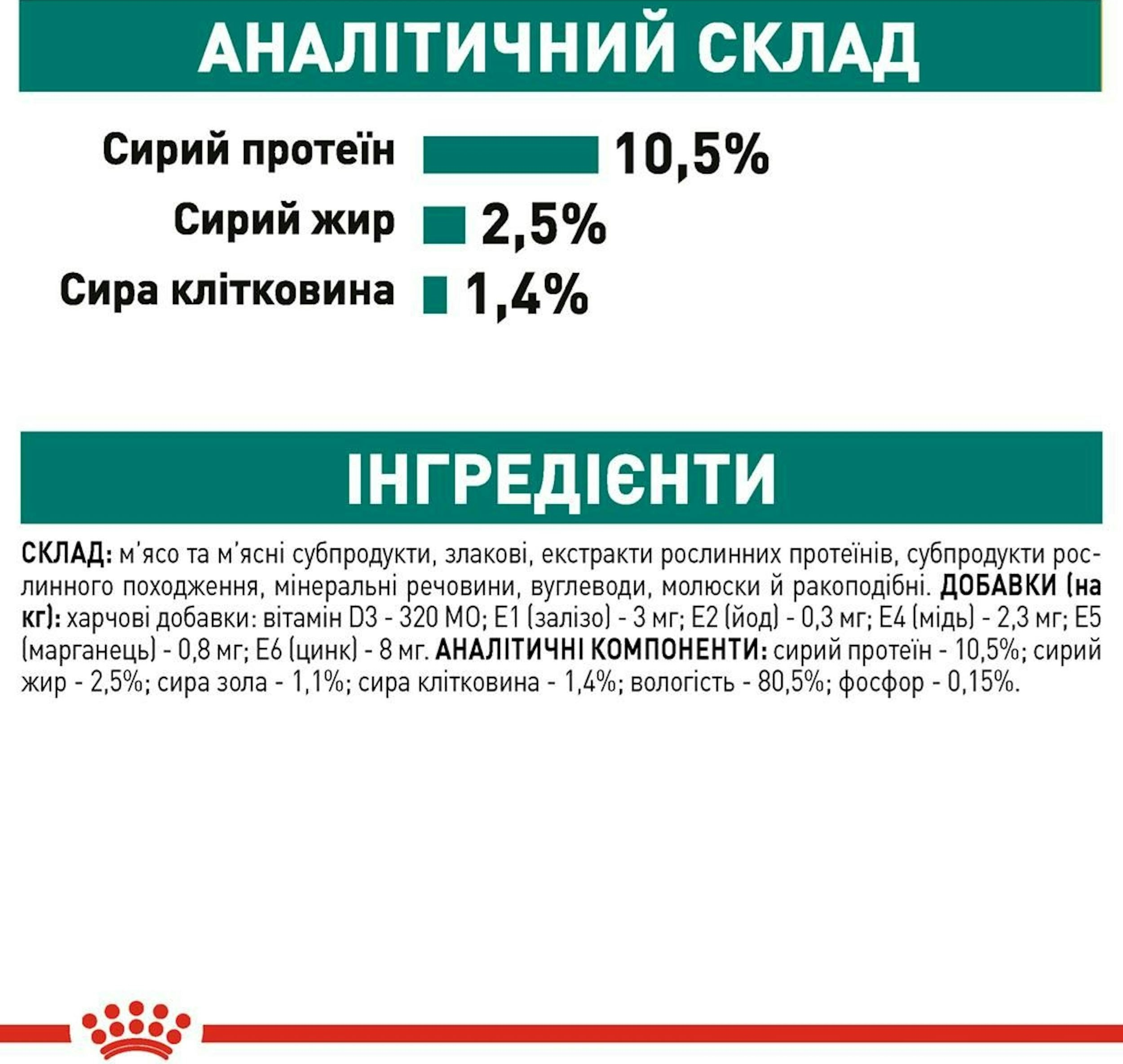 Влажный корм для котов Royal Canin Instinctive 7+ 85г фото 7