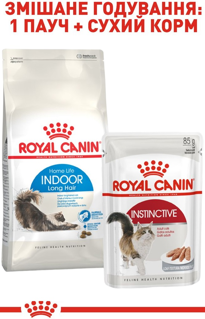 Сухий корм для домашніх довгошерстих котів Royal Canin Indoor Long Hair 2кгфото6