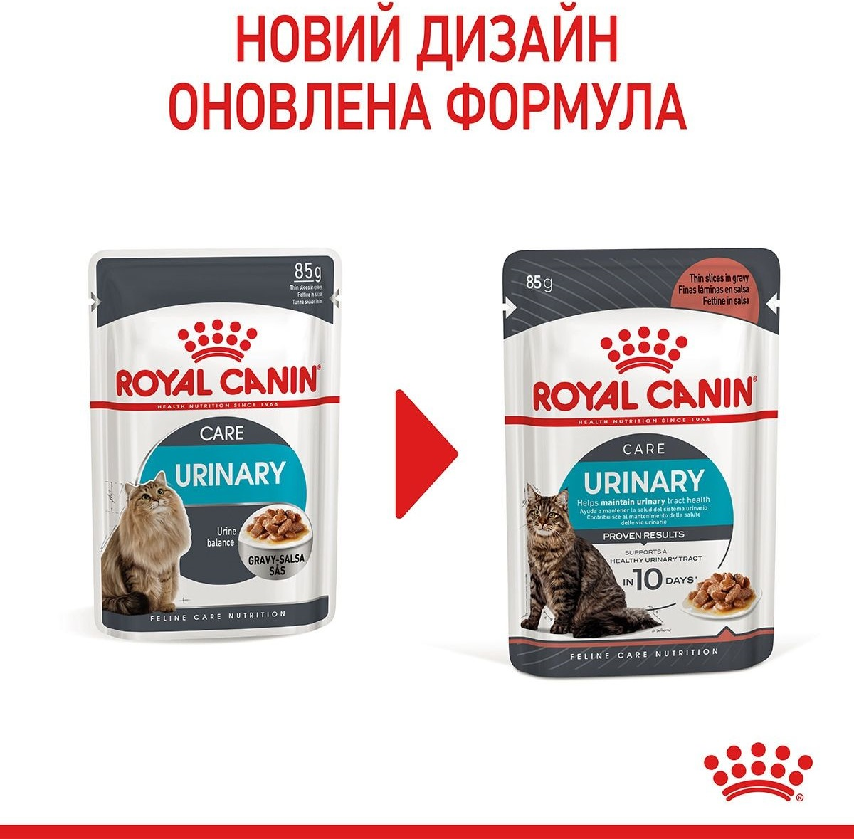 Влажный корм для котов Royal Canin Urinary Care 85г фото 8