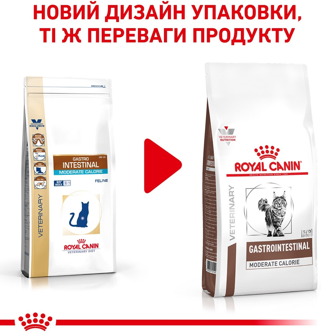 Сухой корм для котов Royal Canin Gastrointestinal Moderate Calorie cклонных к лишнему весу при расстройствах пищеварения фото 10