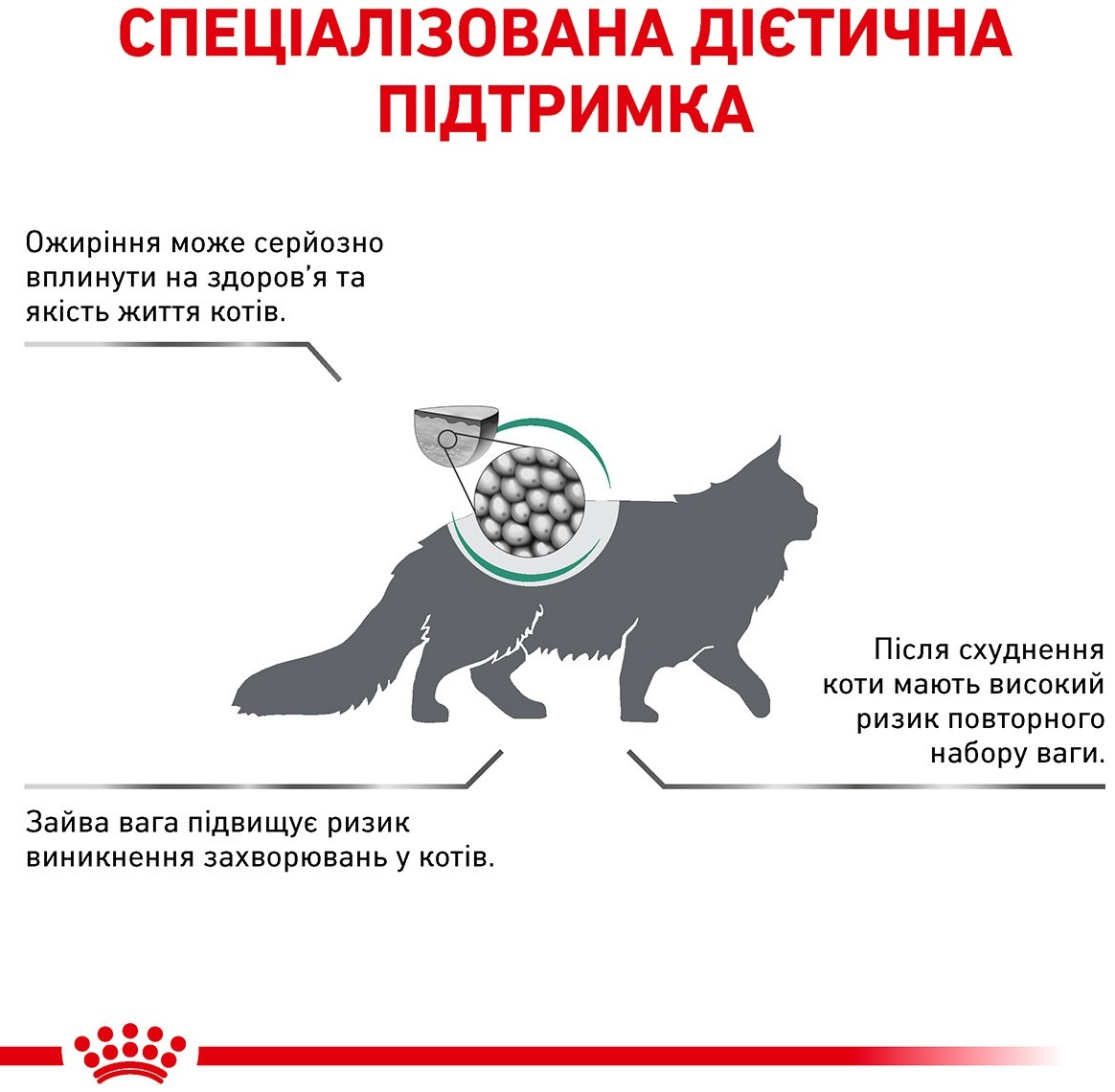 Сухий корм для котів Royal Canin Satiety Weight Management для контролю ваги 400гфото3