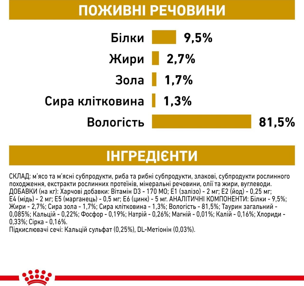 Влажный корм для котов Royal Canin Urinary S/O Moderate Calorie при заболеваниях нижних мочевыводящих путей 85г фото 4