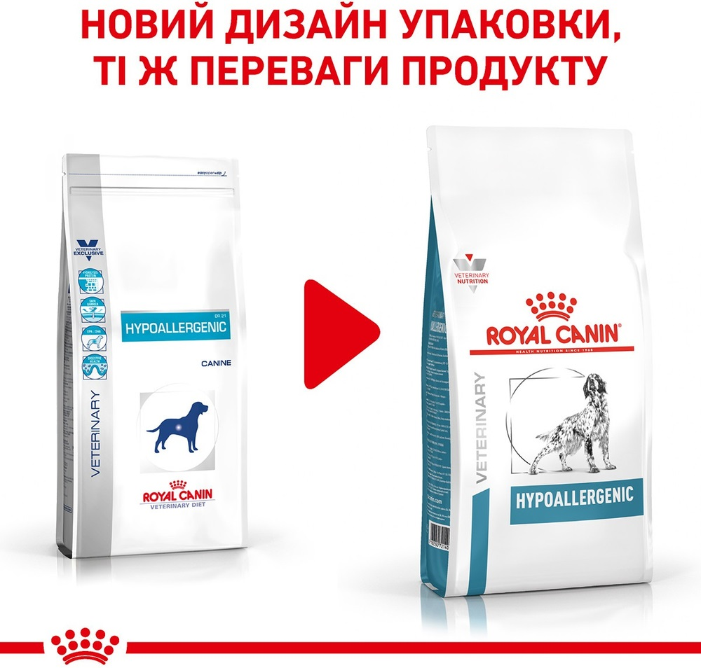 Сухой корм для собак Royal Canin Hypoallergenic для снижения ингредиентной непереносимости 2кг фото 2