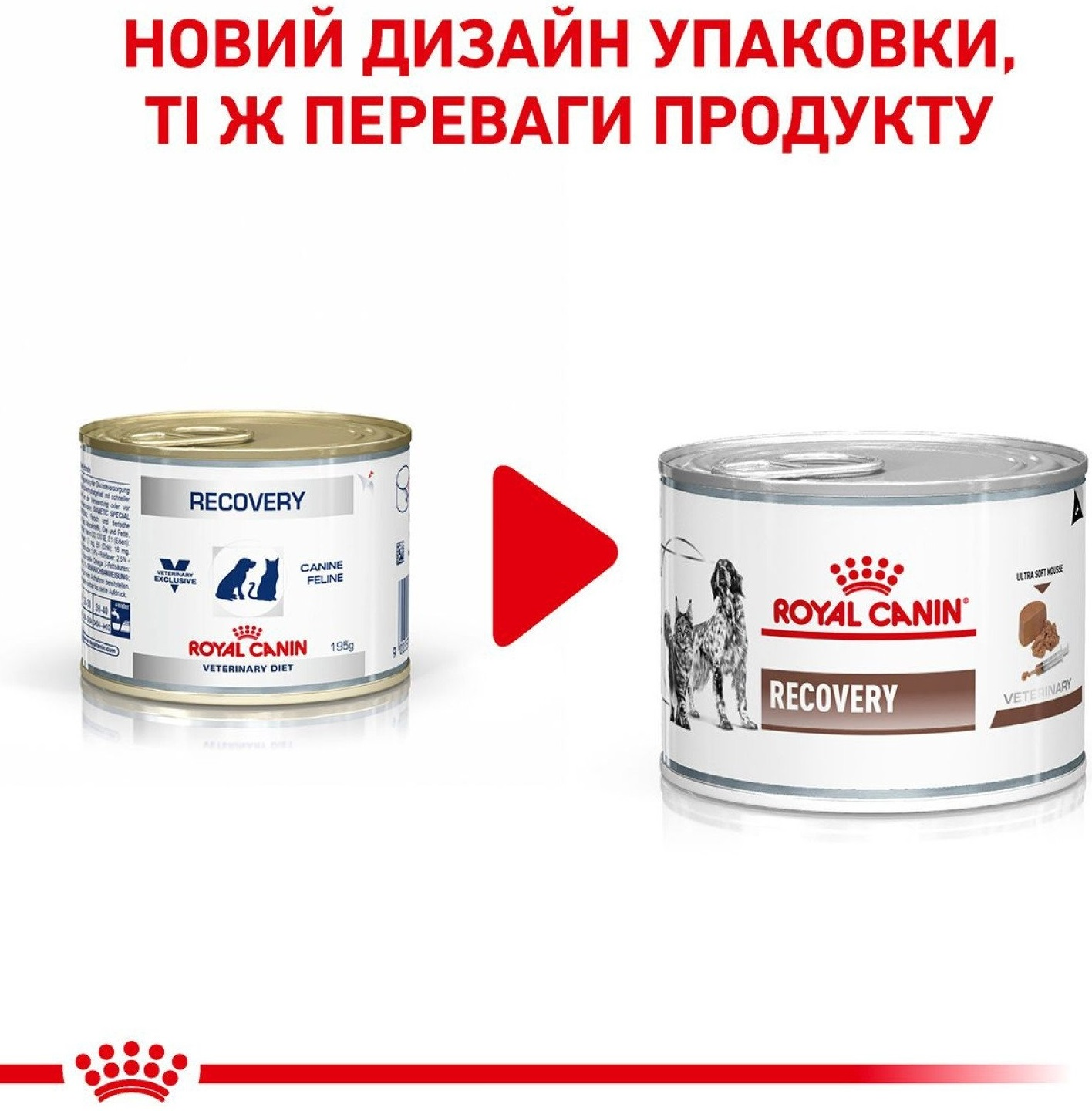 Влажный корм для собак Royal Canin Recovery 195г фото 6