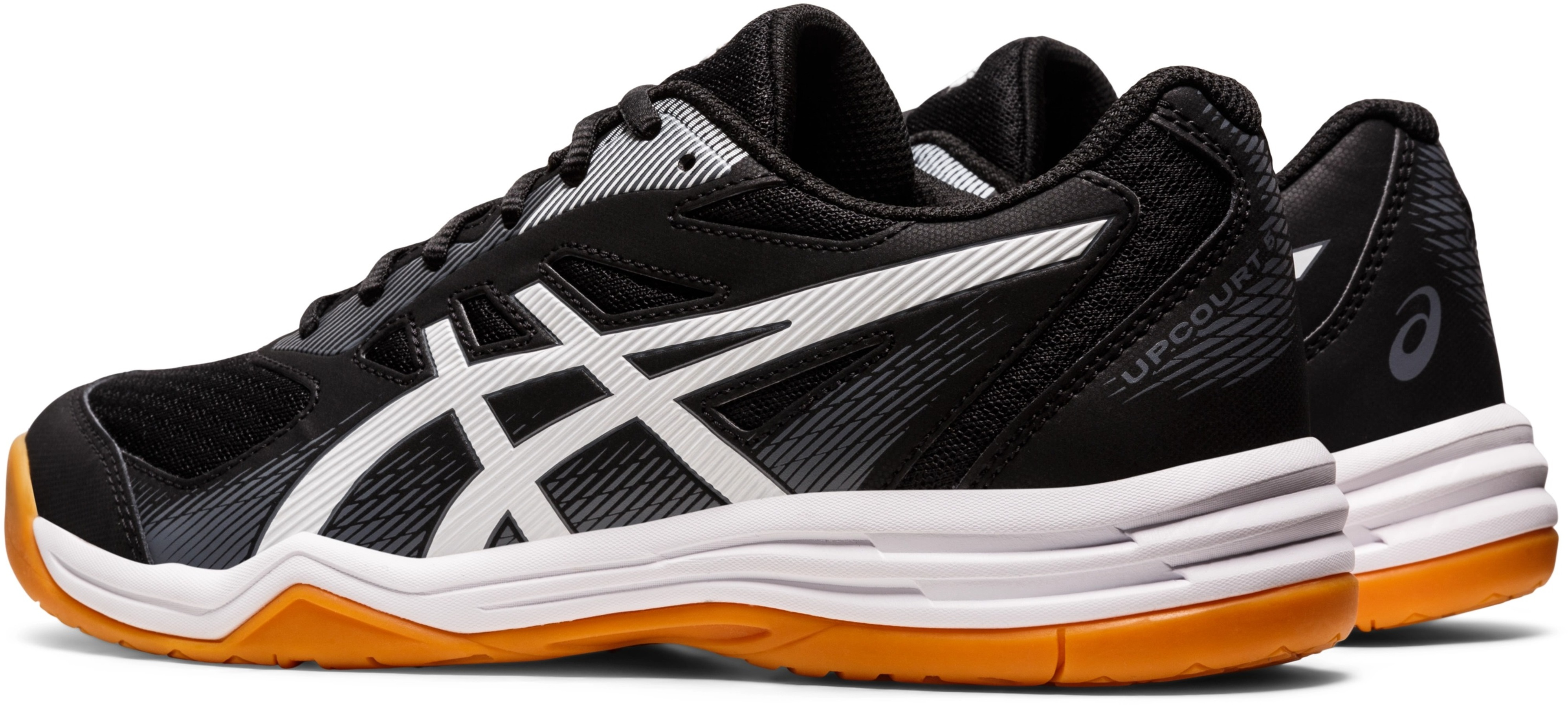 Кроссовки мужские для сквоша Asics Upcourt 5 1071A086-001 46.5 (12 US) черные фото 4