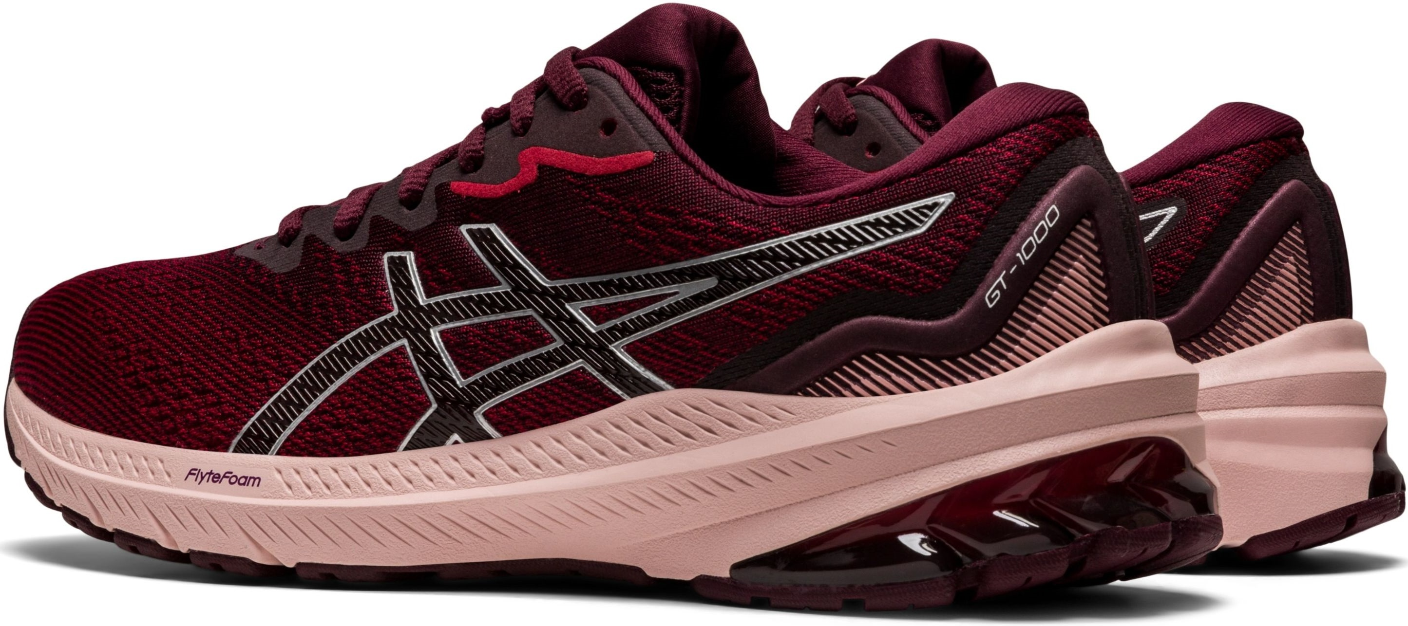 Кросівки жіночі для бігу Asics GT-1000 11 1012B197-601 37.5 (6.5 US) бордовіфото4