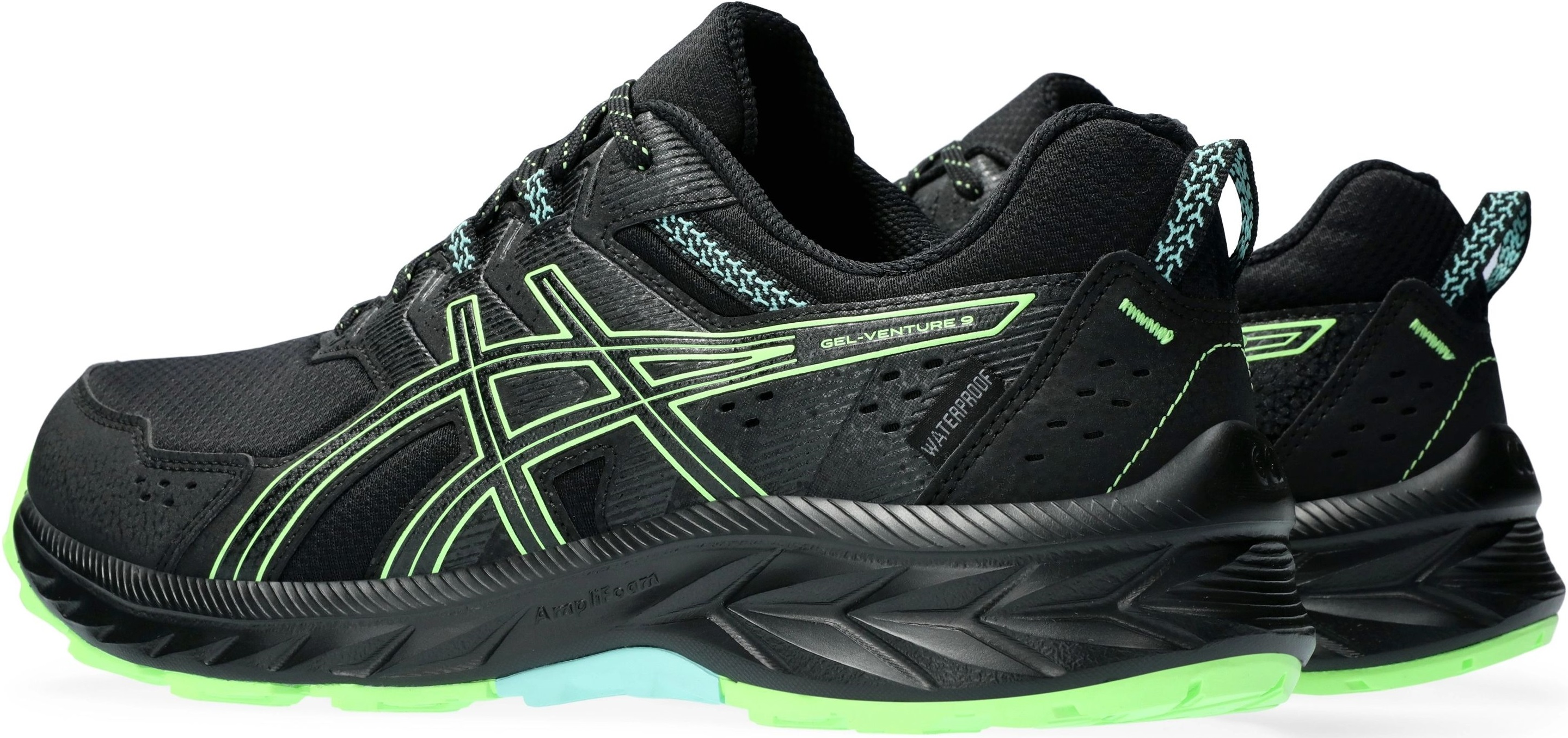 Кроссовки мужские для бега Asics Gel-Venture 9 Waterproof 1011B705-002 44 (10 US) черные фото 5