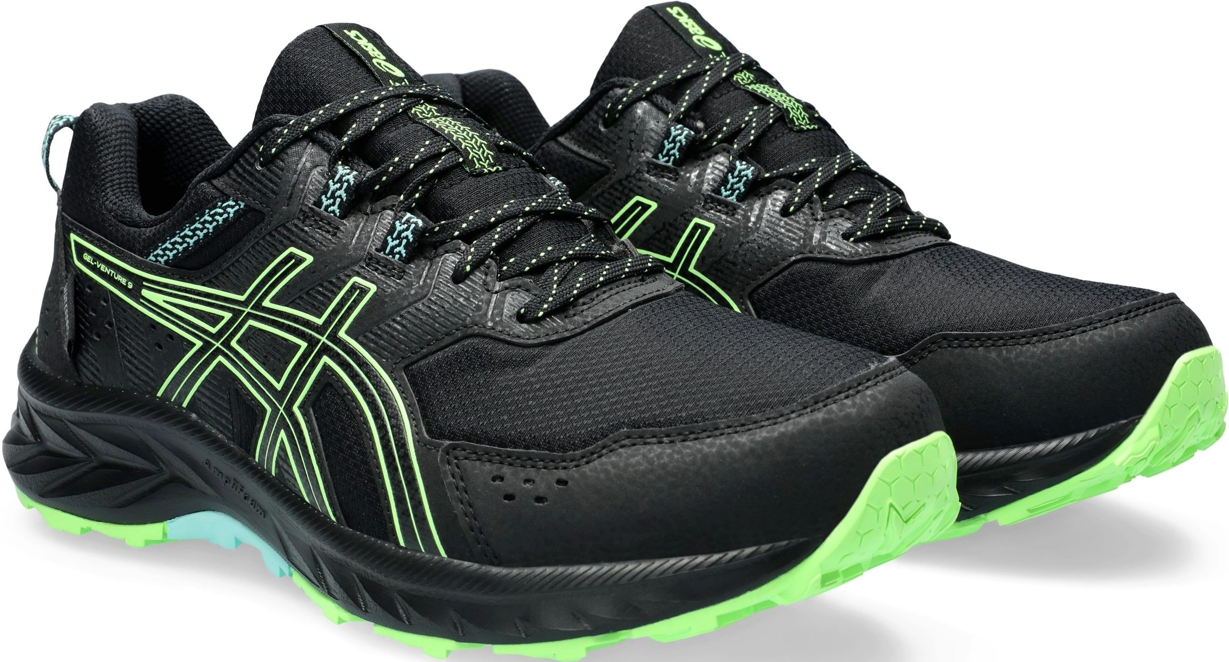 Кросівки чоловічі для бігу Asics Gel-Venture 9 Waterproof 1011B705-002 44 (10 US) чорніфото3