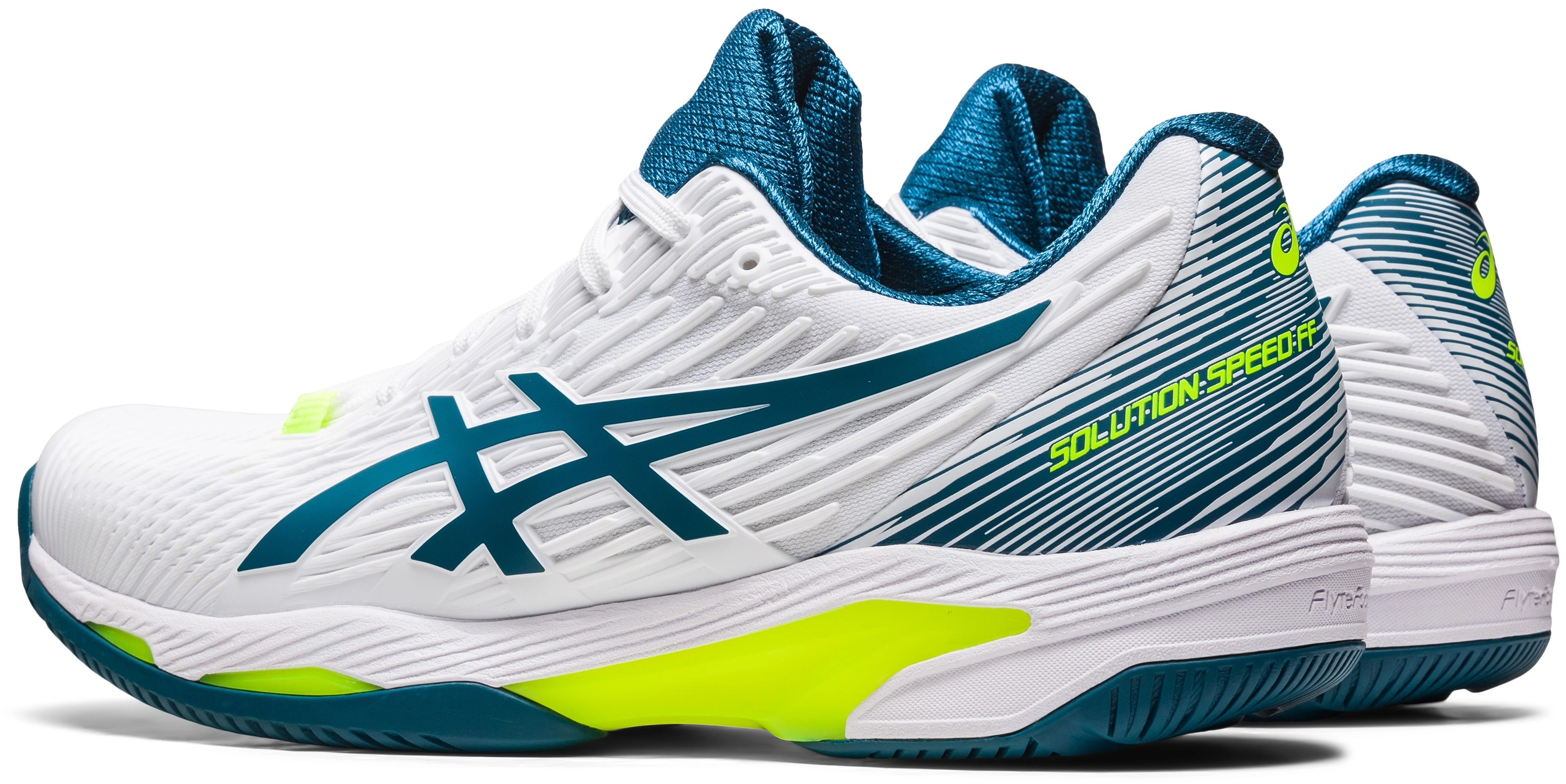 Кроссовки мужские для тенниса Asics Solution Speed FF 2 1041A182-102 46 (11.5 US) белые фото 4