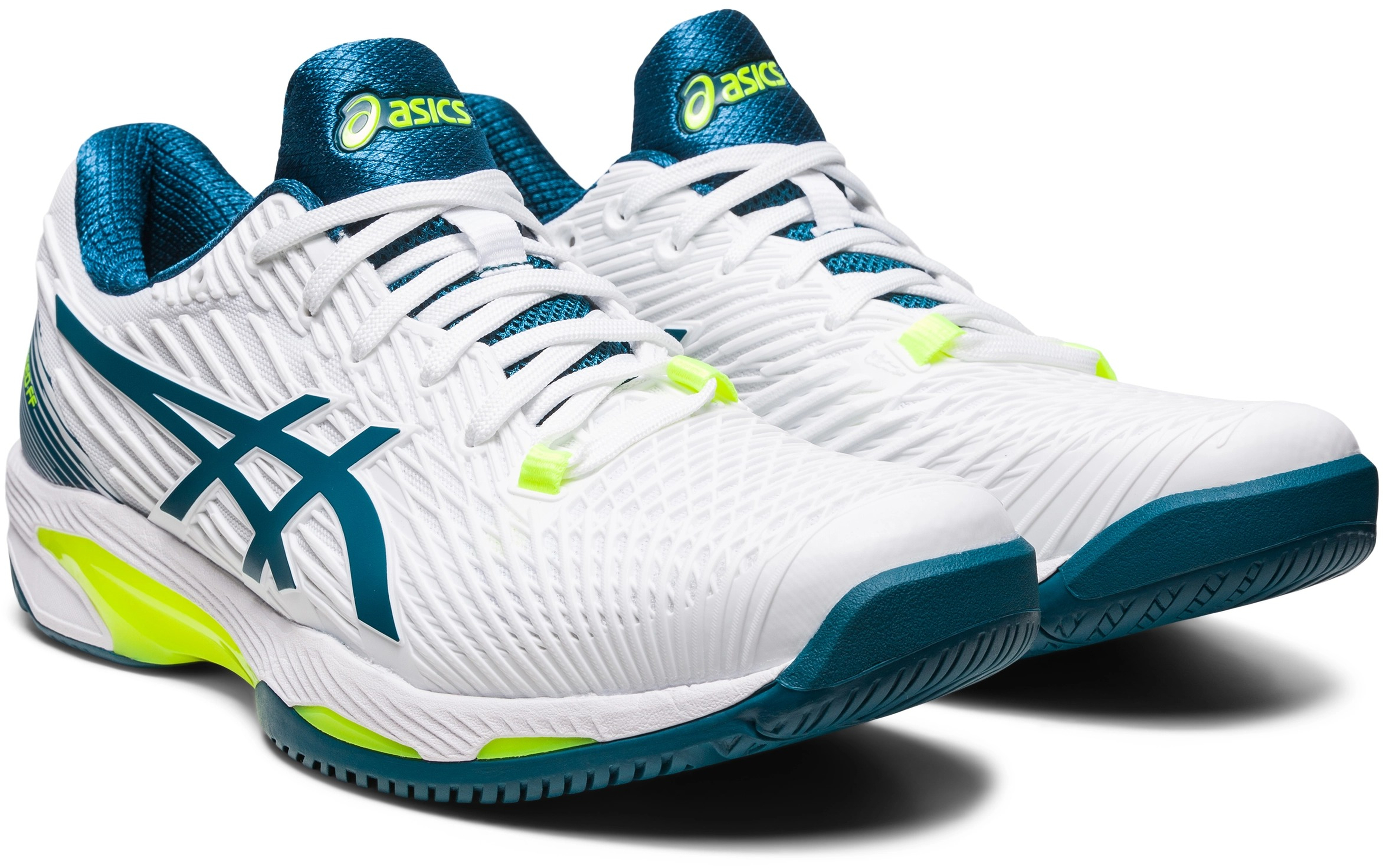 Кроссовки мужские для тенниса Asics Solution Speed FF 2 1041A182-102 46 (11.5 US) белые фото 3