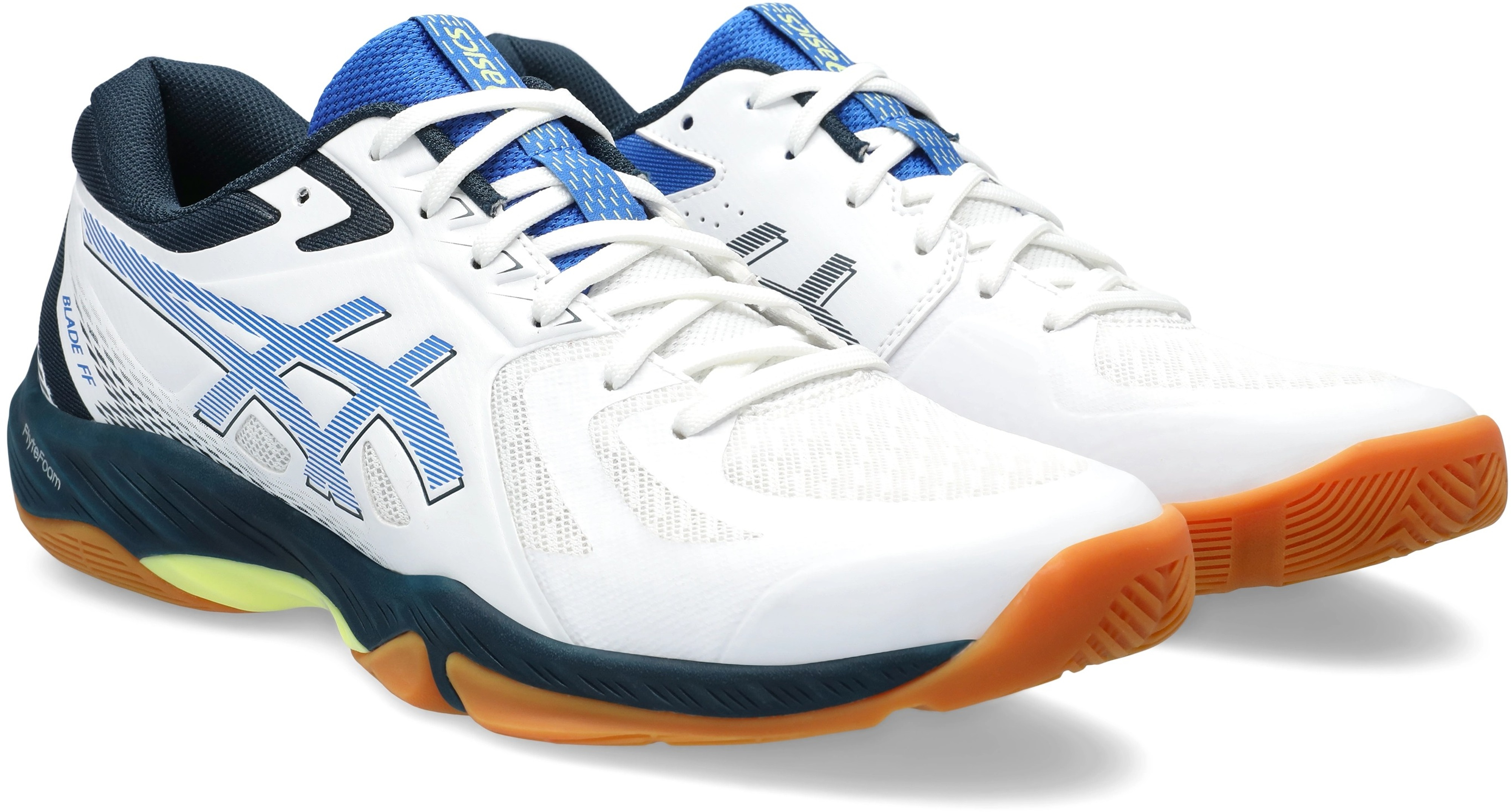 Кроссовки мужские для воллейбола Asics Blade FF 1071A093-100 47 (12.5 US) белые фото 3