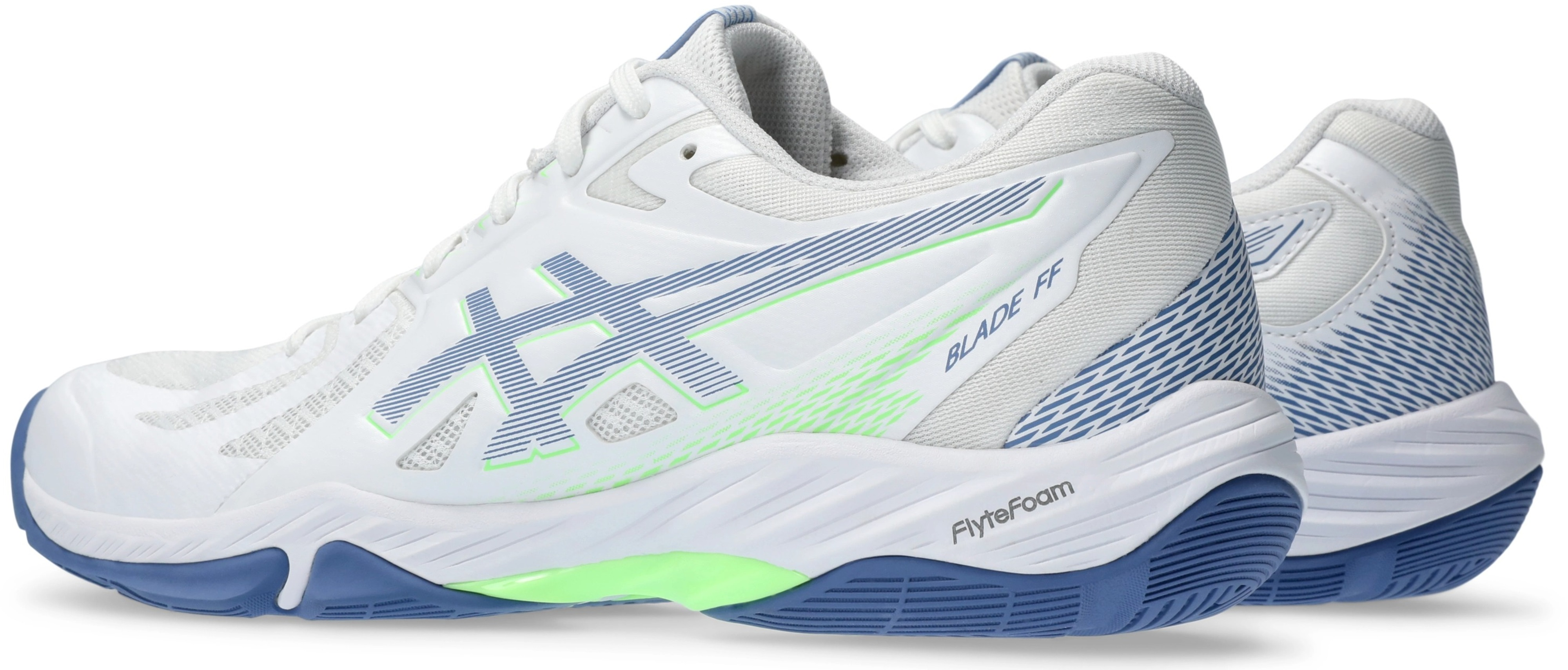 Кроссовки мужские для волейбола Asics Blade FF 1071A093-101 44.5 (10.5 US) белые фото 4