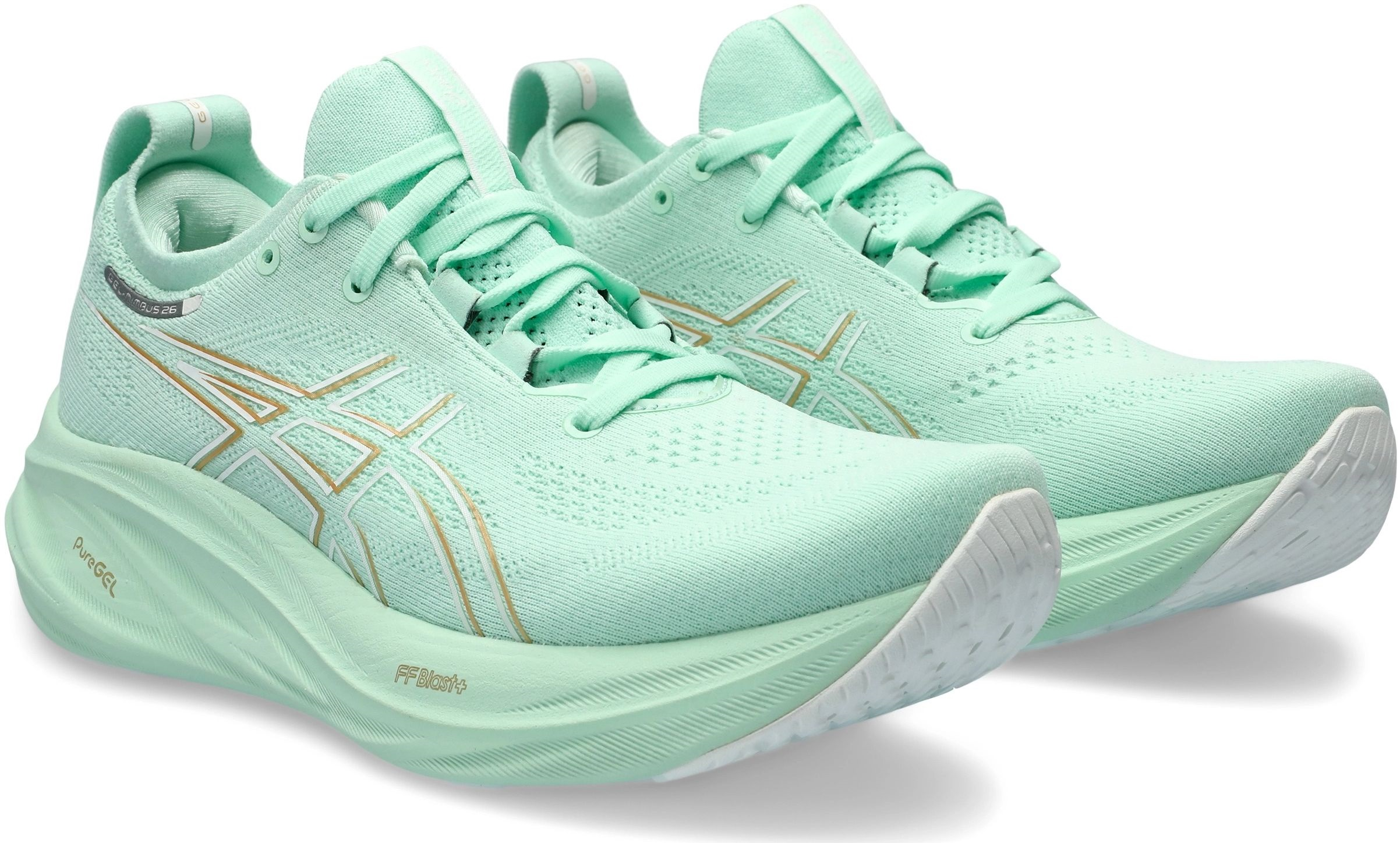 Кроссовки женские для бега Asics Gel-Nimbus 26 1012B601-300 38 (7 US) мятные фото 4