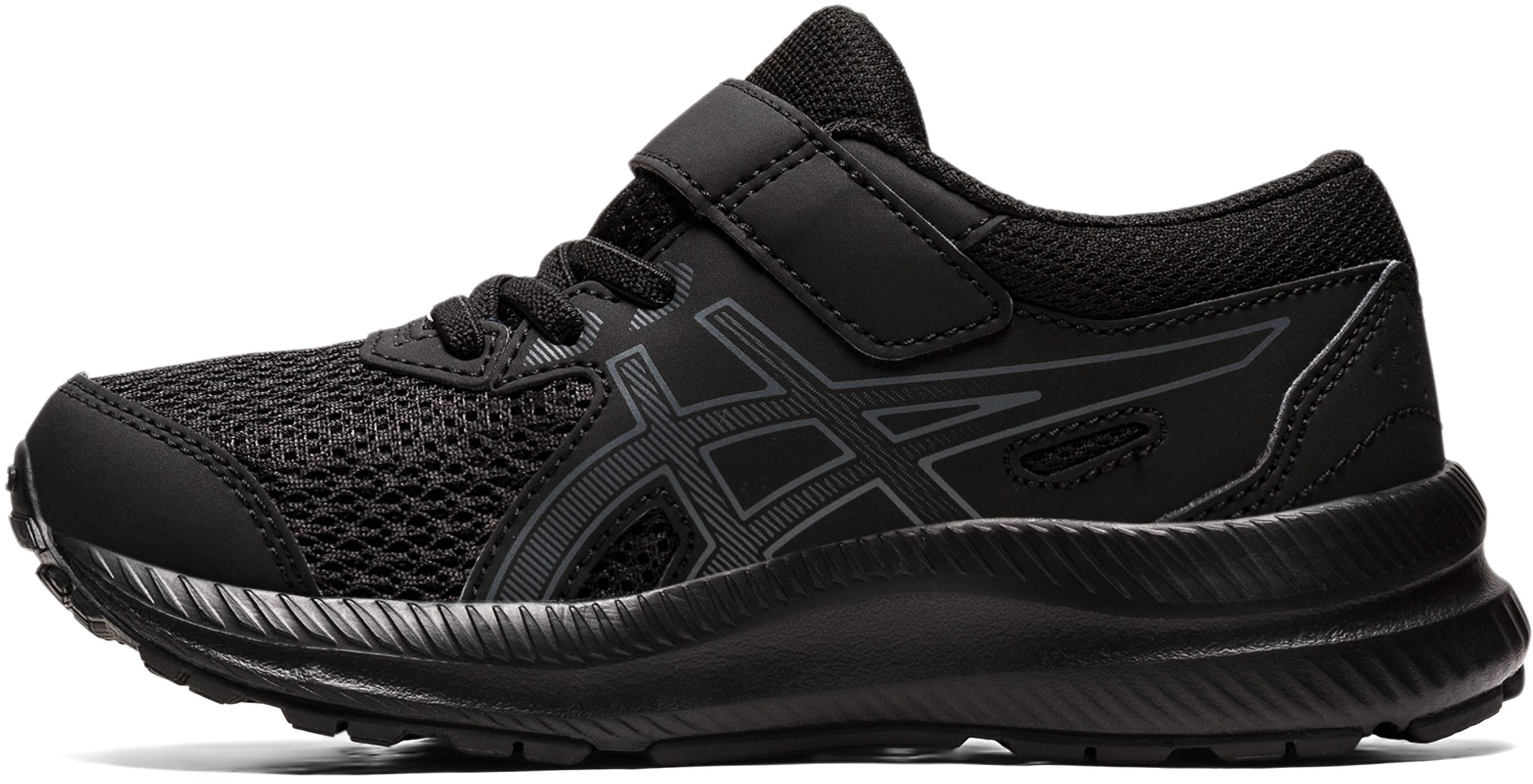 Кросівки для дівчаток для бігу Asics Contend 8 PS 1014A258-001 27 (K10 US) чорніфото2