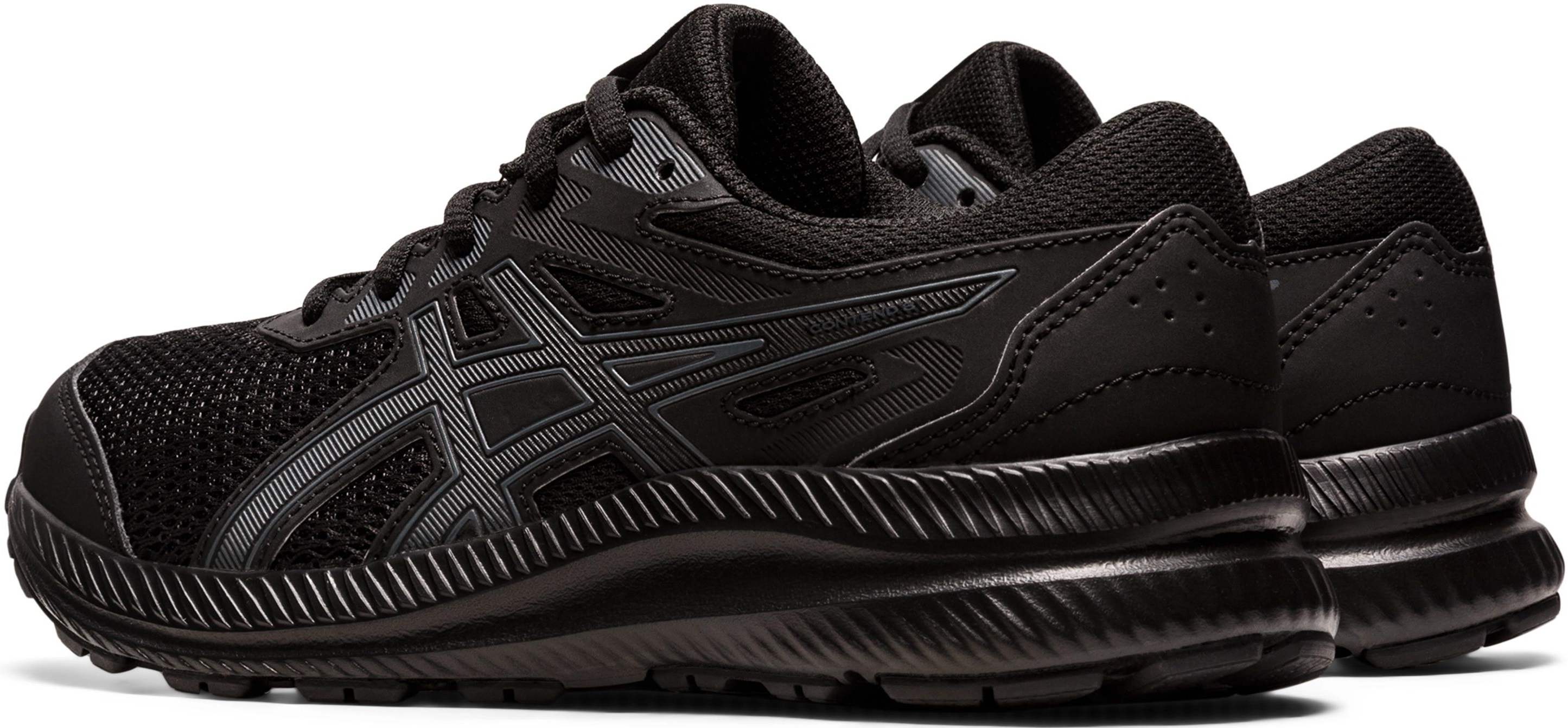 Кроссовки детские для бега Asics Contend 8 GS 1014A259-001 32.5 (1 US) черные фото 4