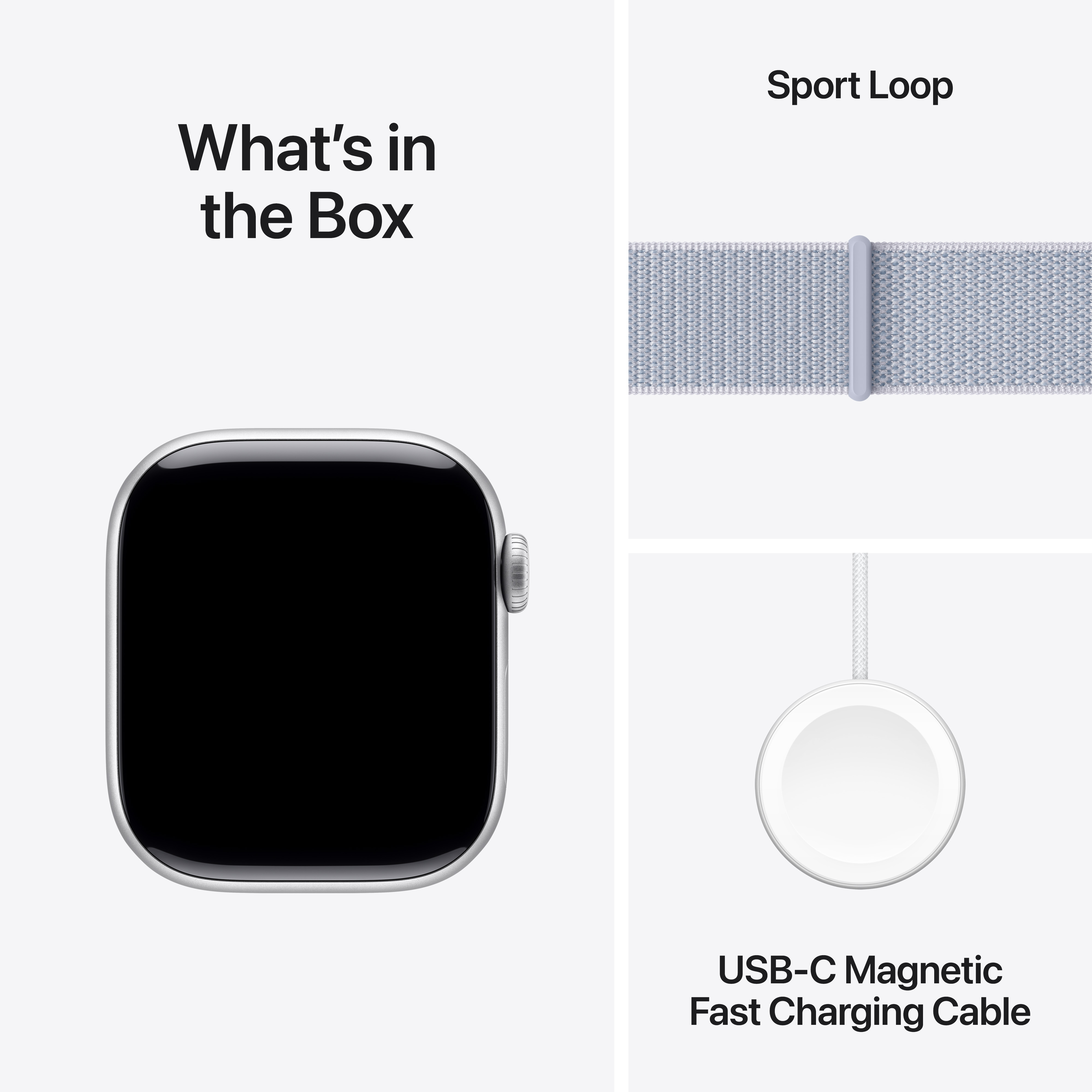 Смартгодинник Apple Watch Series 10 GPS 42mm Silver Aluminium Case with Blue Cloud Sport Loopфото9