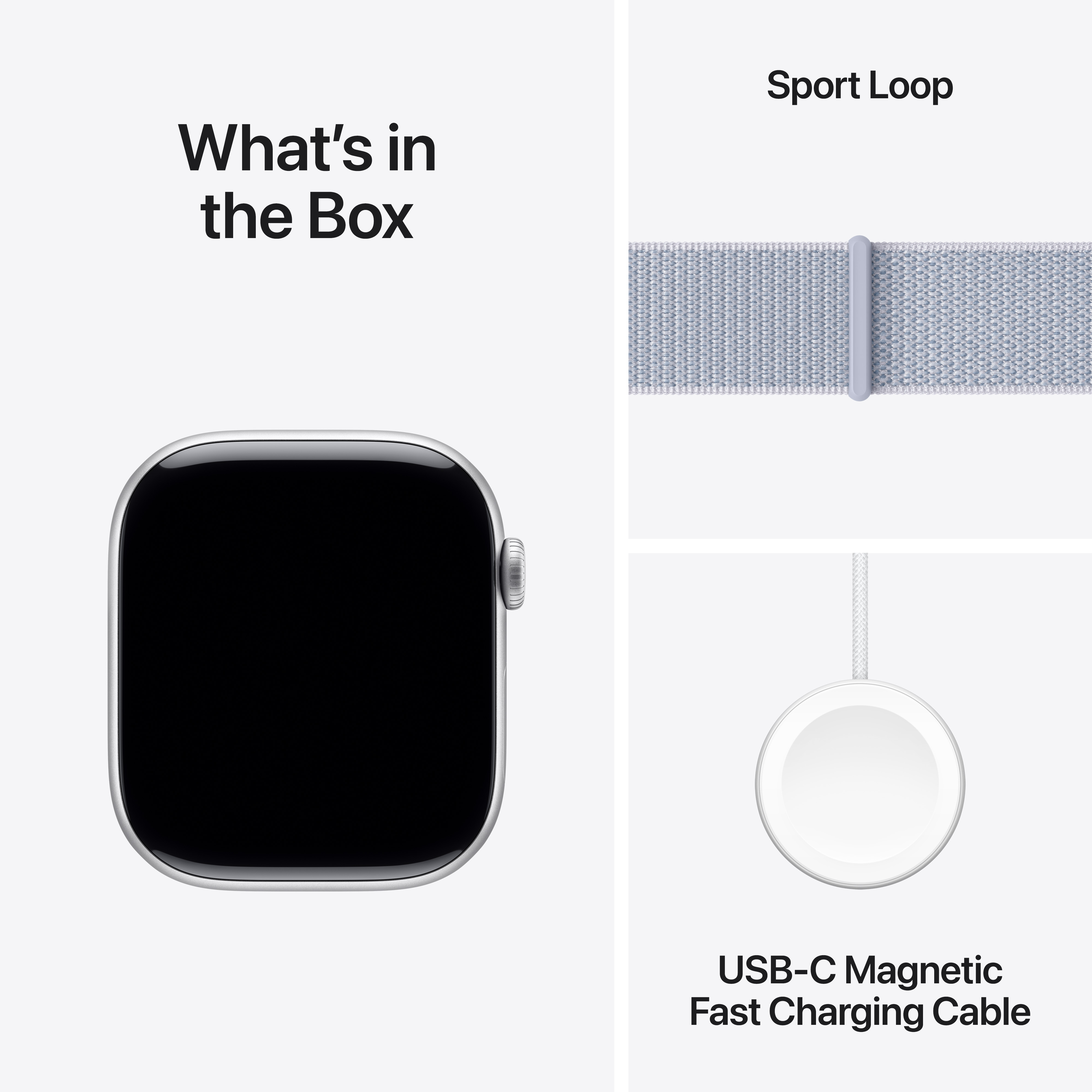 Смартгодинник Apple Watch Series 10 GPS 46mm Silver Aluminium Case with Blue Cloud Sport Loopфото9