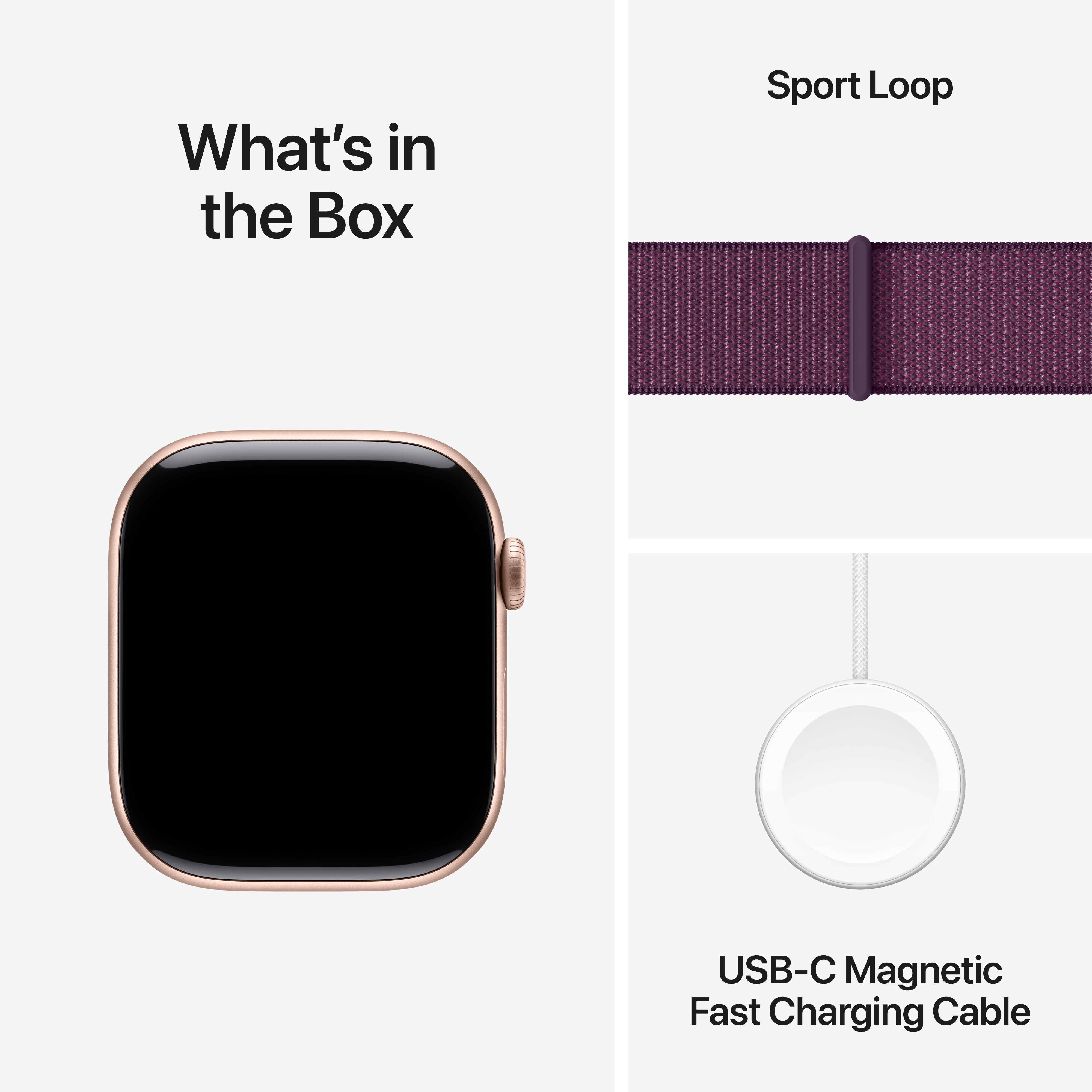 Смартгодинник Apple Watch Series 10 GPS 46mm Rose Gold Aluminium Case with Plum Sport Loopфото9