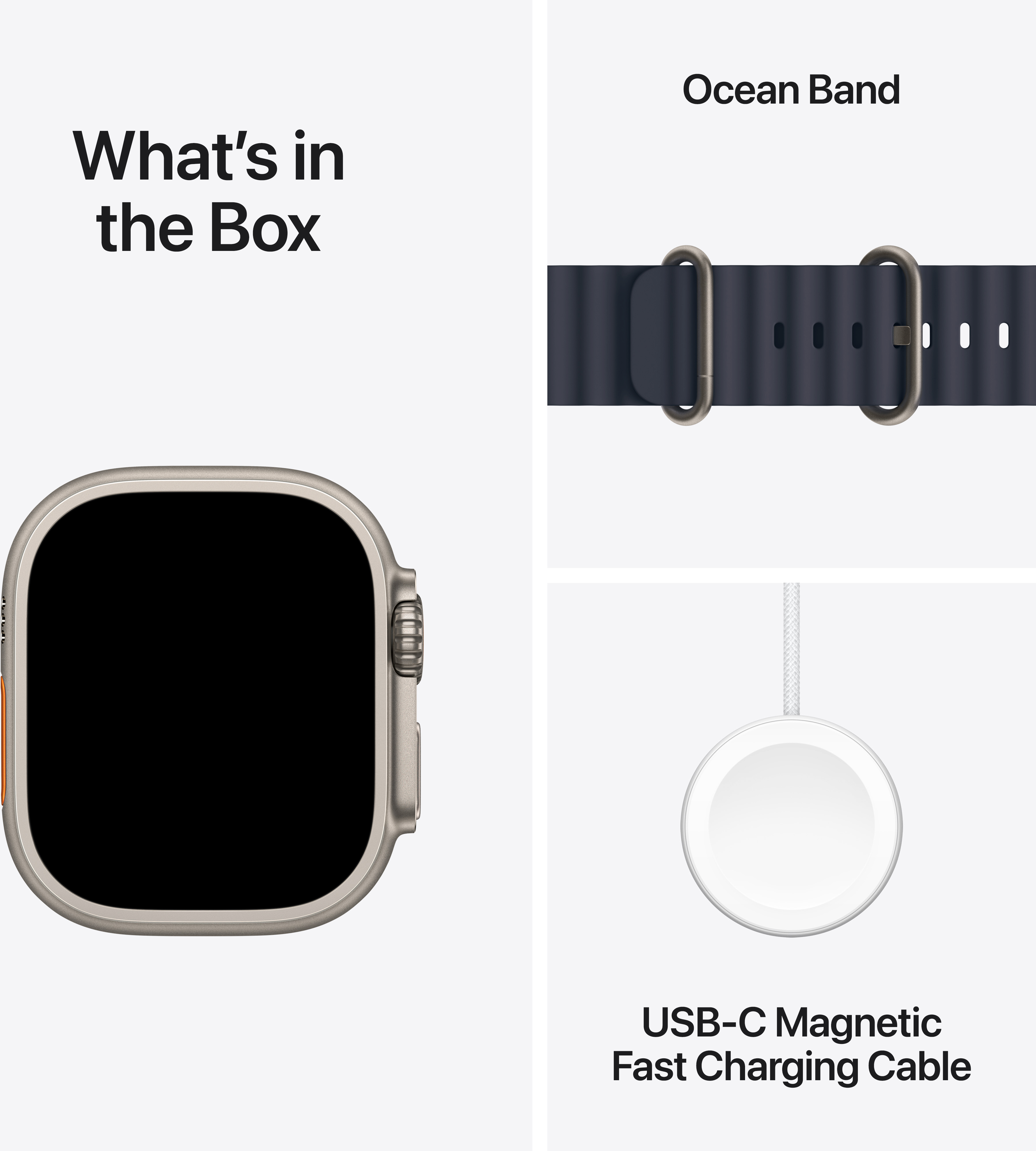 Смартгодинник Apple Watch Ultra 2 49mm Natural Titanium Case with Navy Ocean Band (2024)фото9