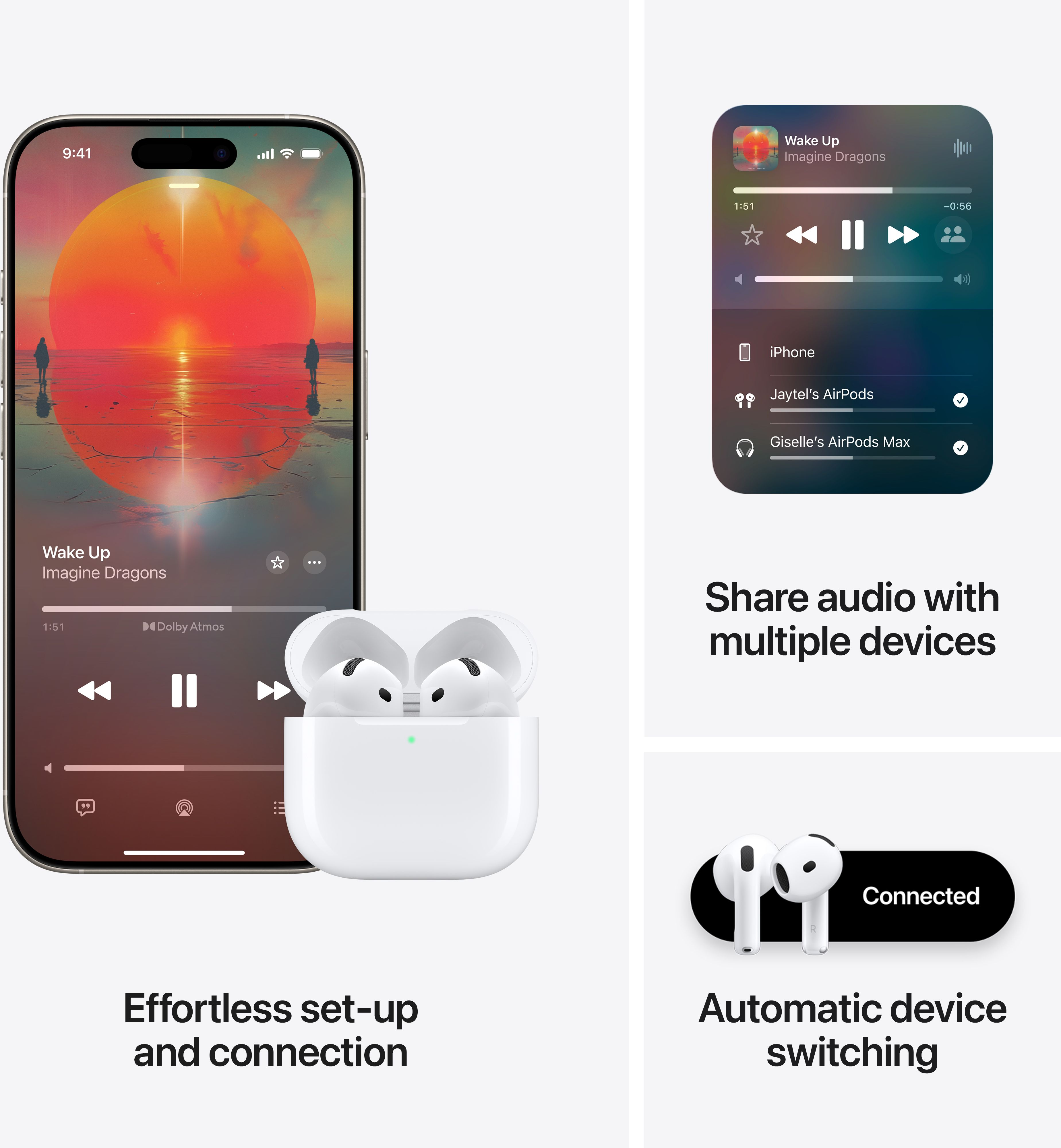 Наушники Apple AirPods 4 (MXP63ZE/A) фото 7