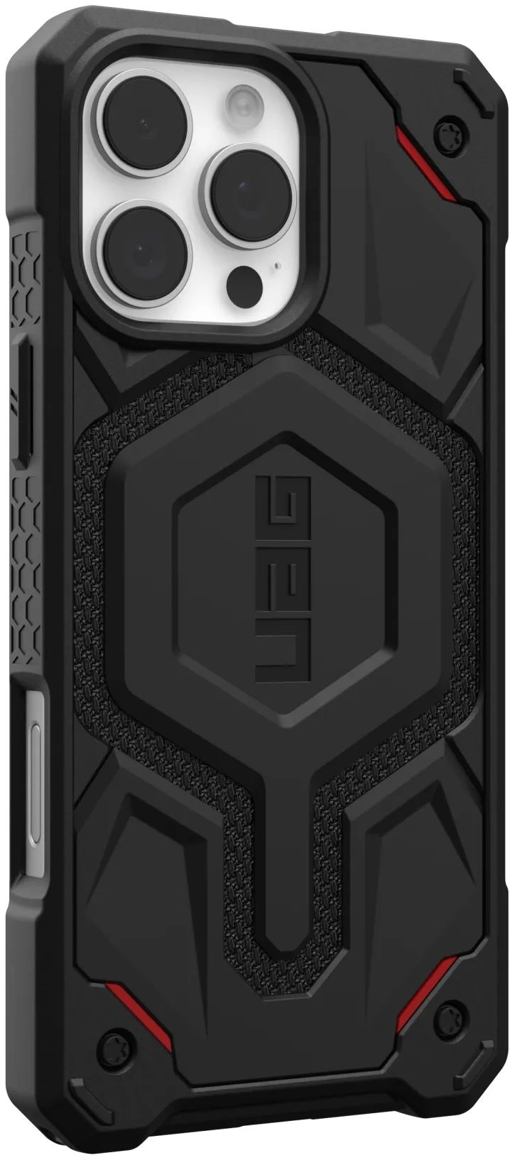 Чохол UAG для Apple iPhone 16 Pro Max Monarch Pro Magsafe, Kevlar Black (114457113940)фото3