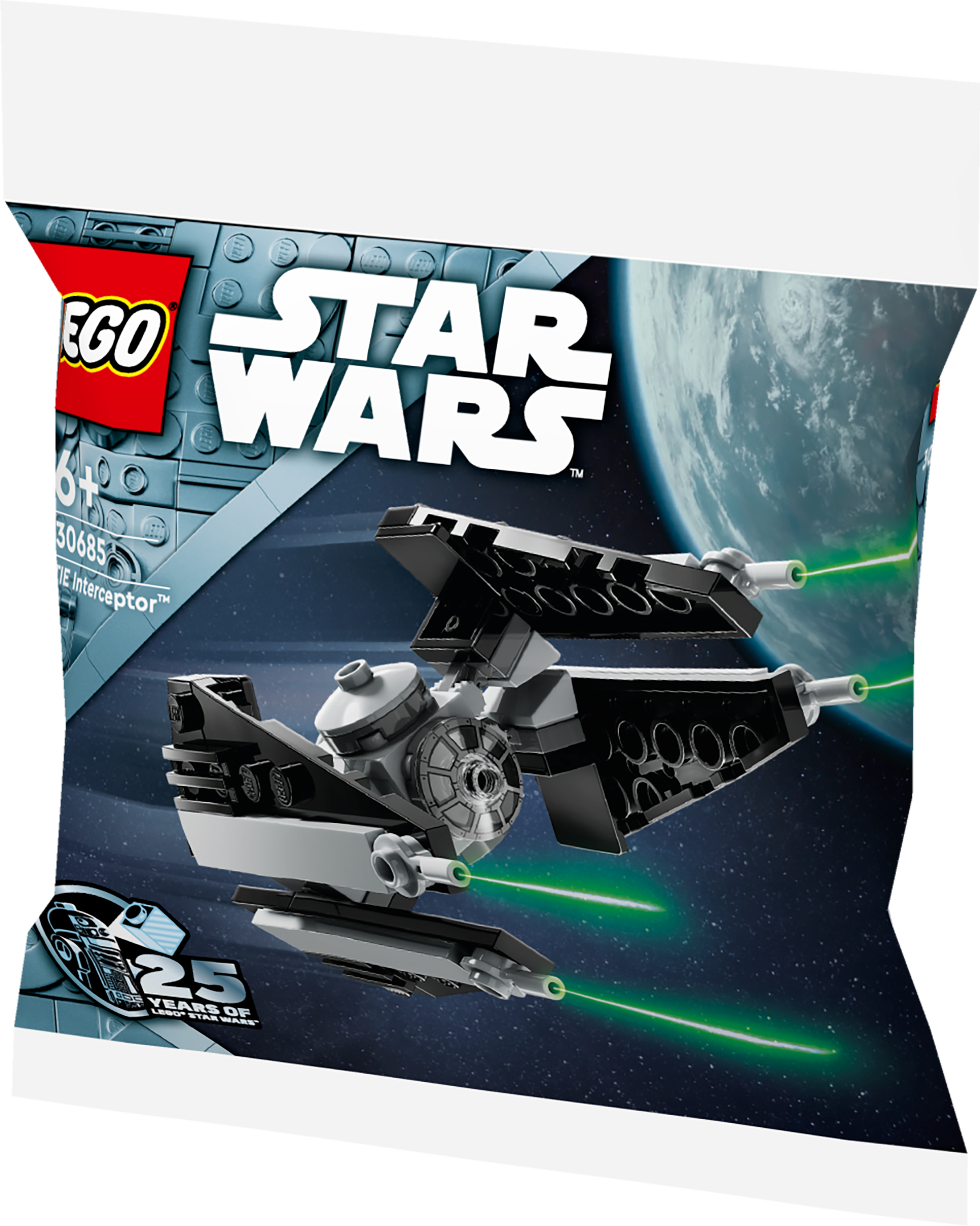 Конструктор LEGO 30685 Минимодель Перехватчика TIE фото 3