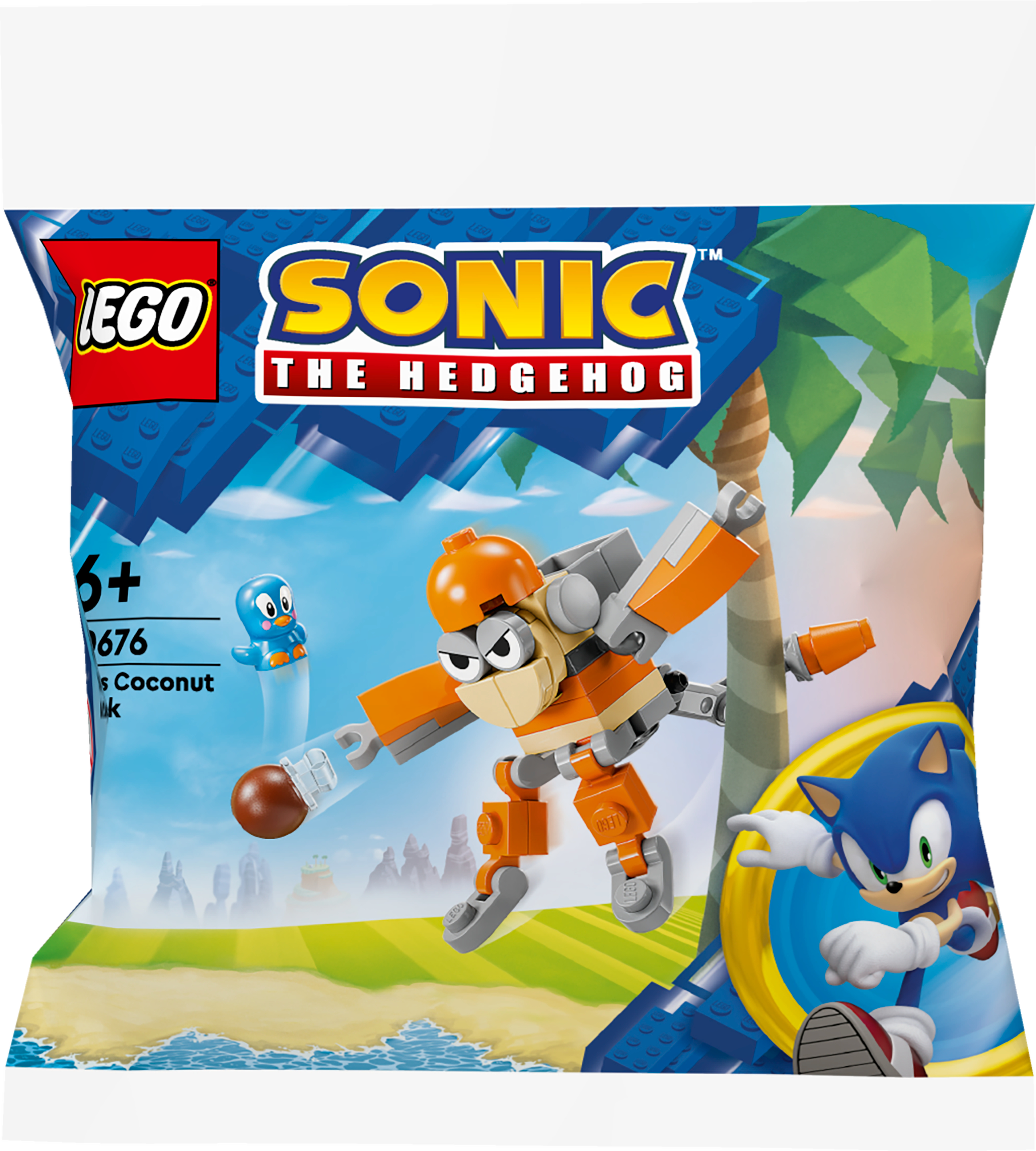 Конструктор LEGO 30676 Sonic Кокосовая атака Кики фото 2