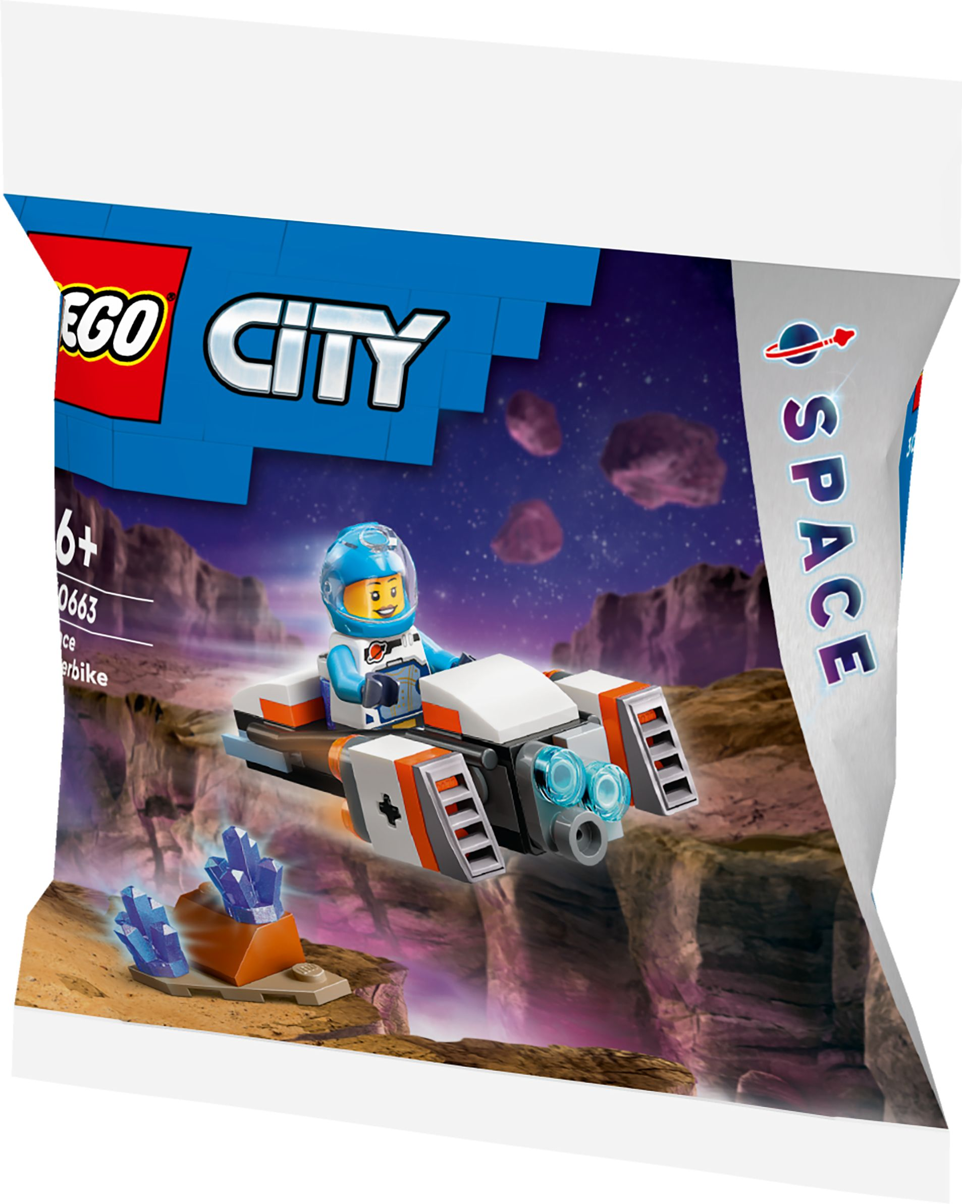 Конструктор LEGO 30663 City Космический мотоцикл фото 3