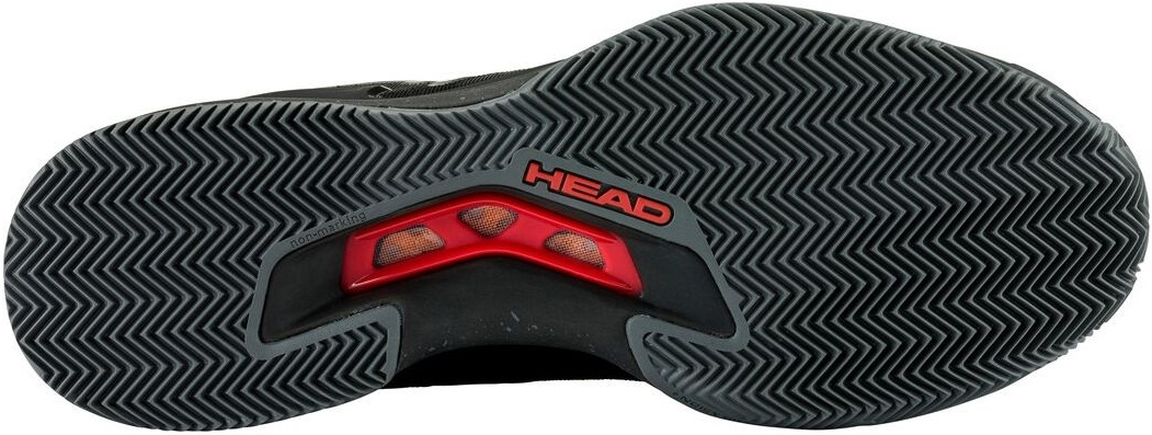 Кросівки чоловічі для тенісу Head Sprint Pro 3.5 Clay 273113-BKRD 40.5 (7 UK) чорніфото5