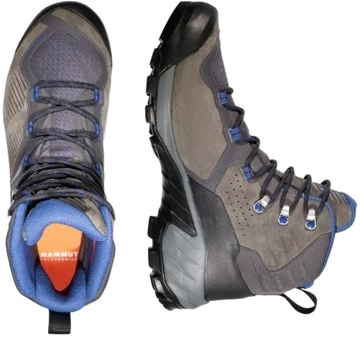 Черевики чоловічі для хайкінгу Mammut Sapuen High GTX 3030-04241 41 1/3 (7.5 UK) сірі/синіфото4